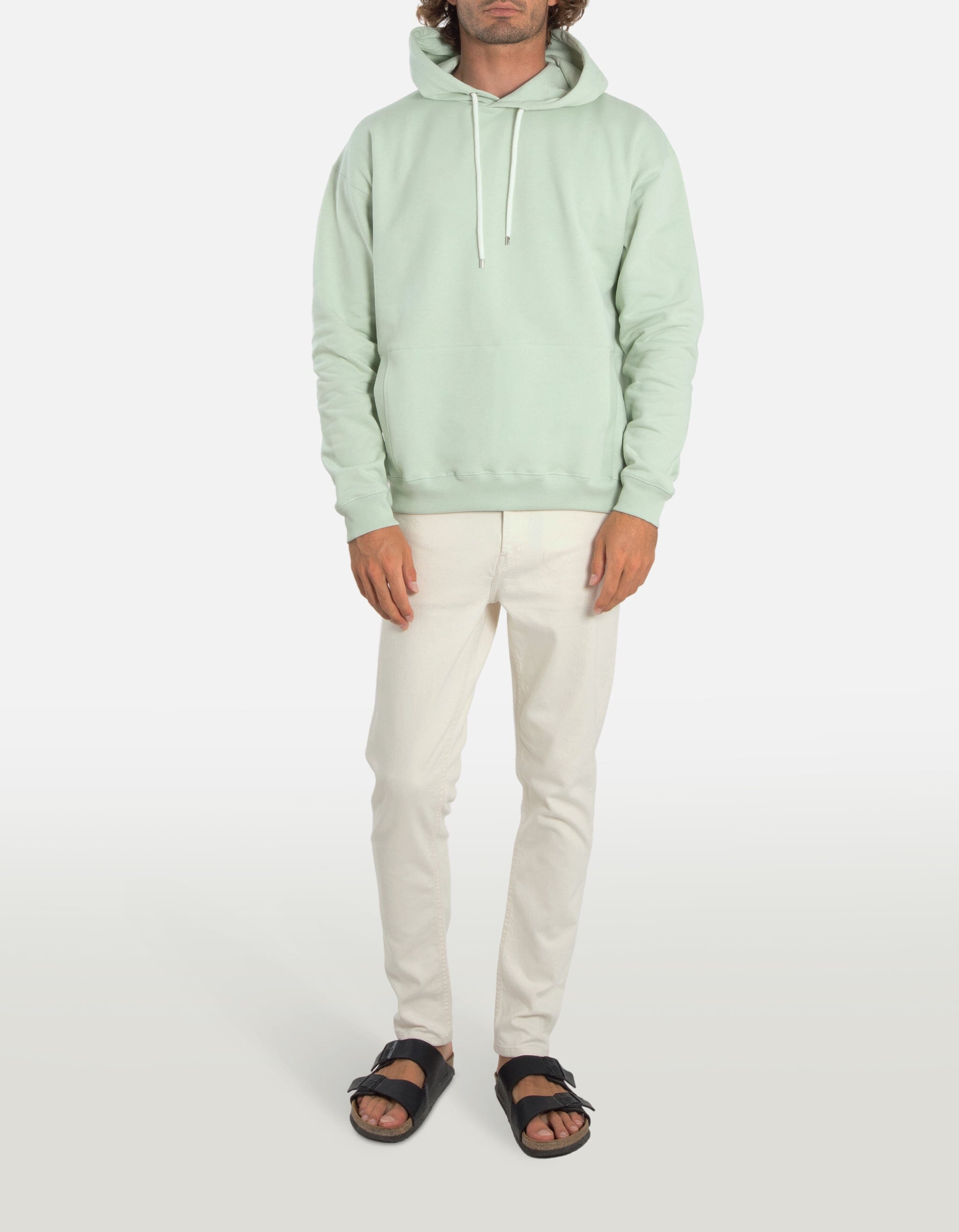 Lee - 02. Light Tea White Hoodies - Lee MACKEENE 