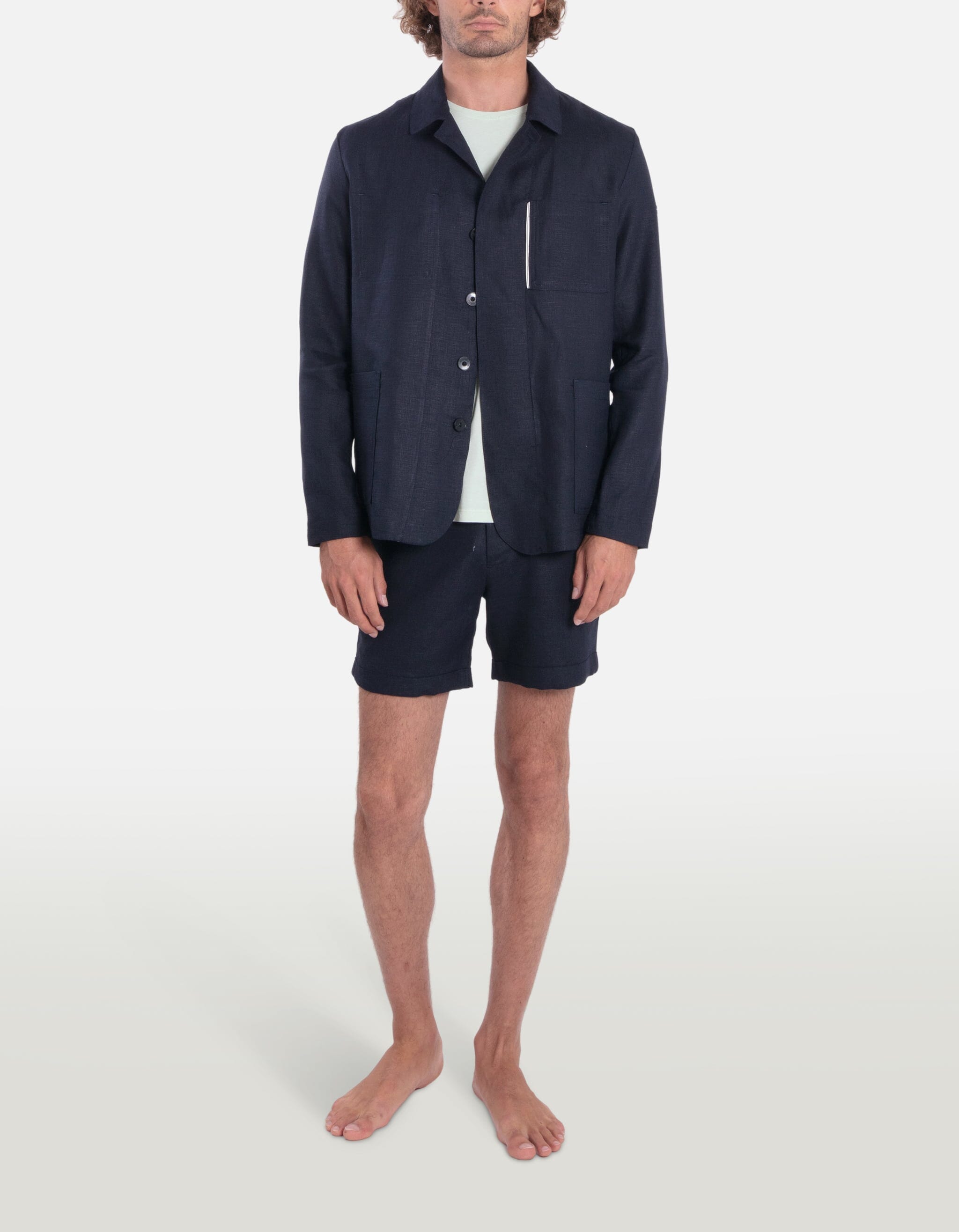 Doris - 01. Navy Doris - 01. Navy Overshirt - Doris MACKEENE