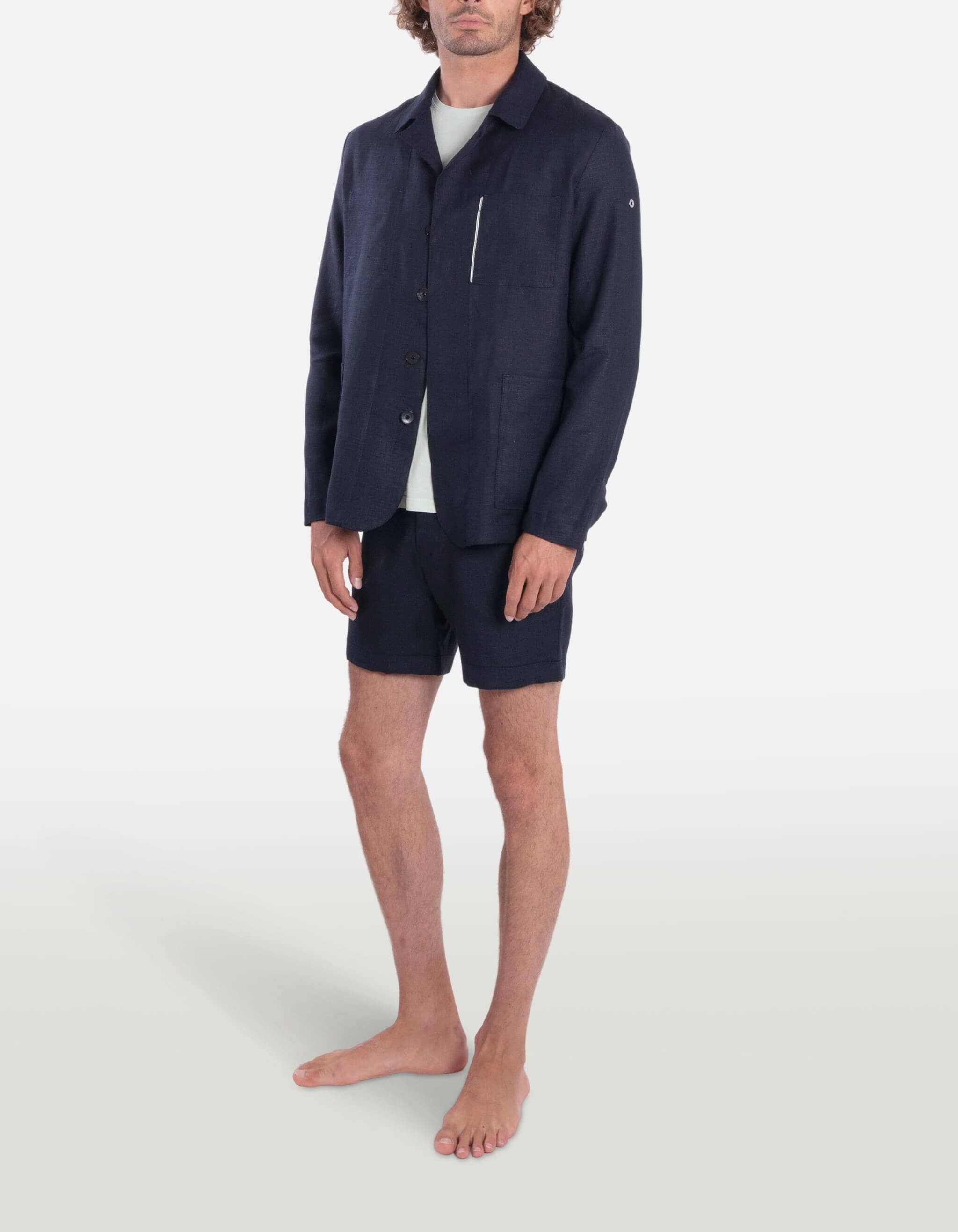 Doris - 01. Navy Doris - 01. Navy Overshirt - Doris MACKEENE