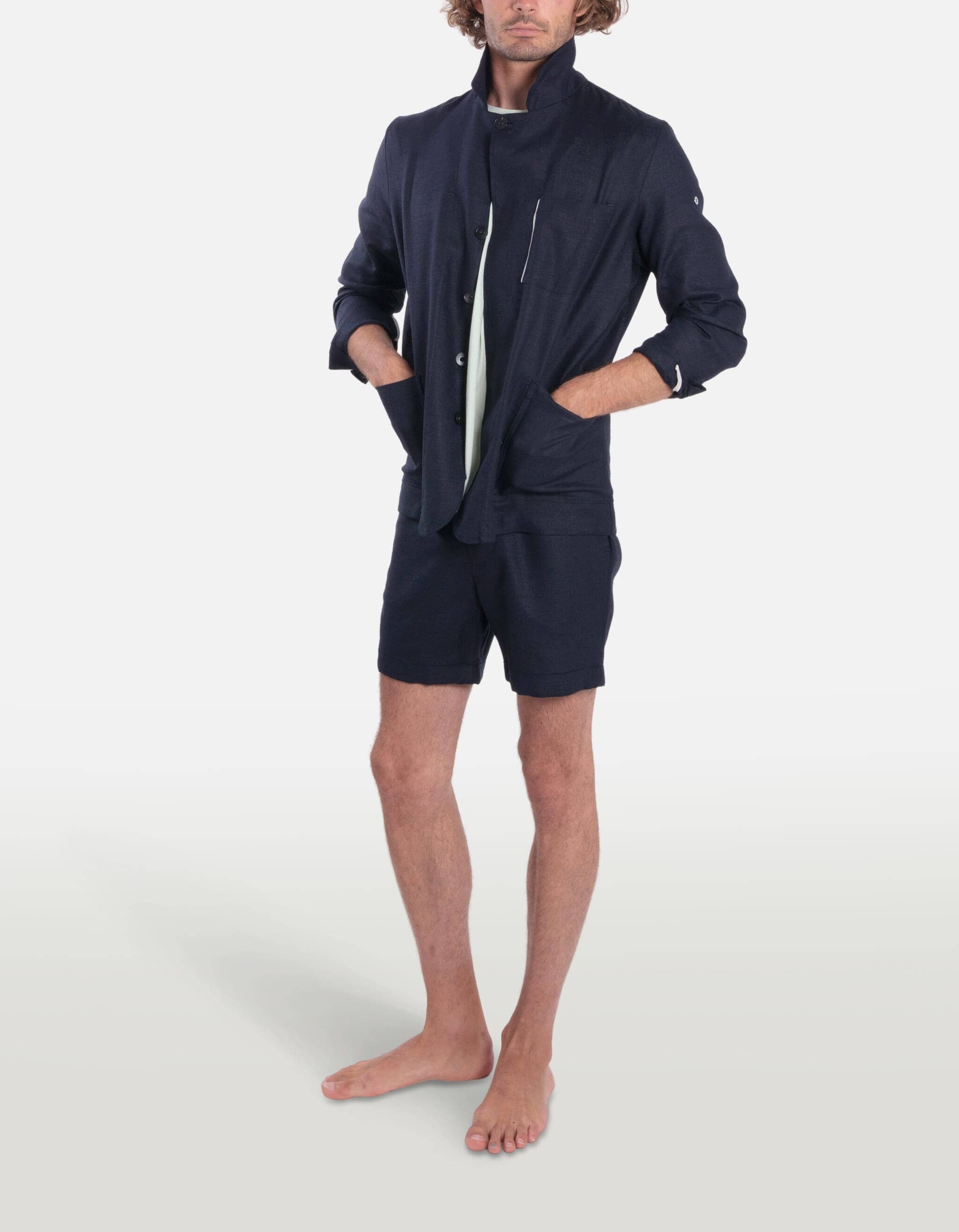 Doris - 01. Navy Doris - 01. Navy Overshirt - Doris MACKEENE