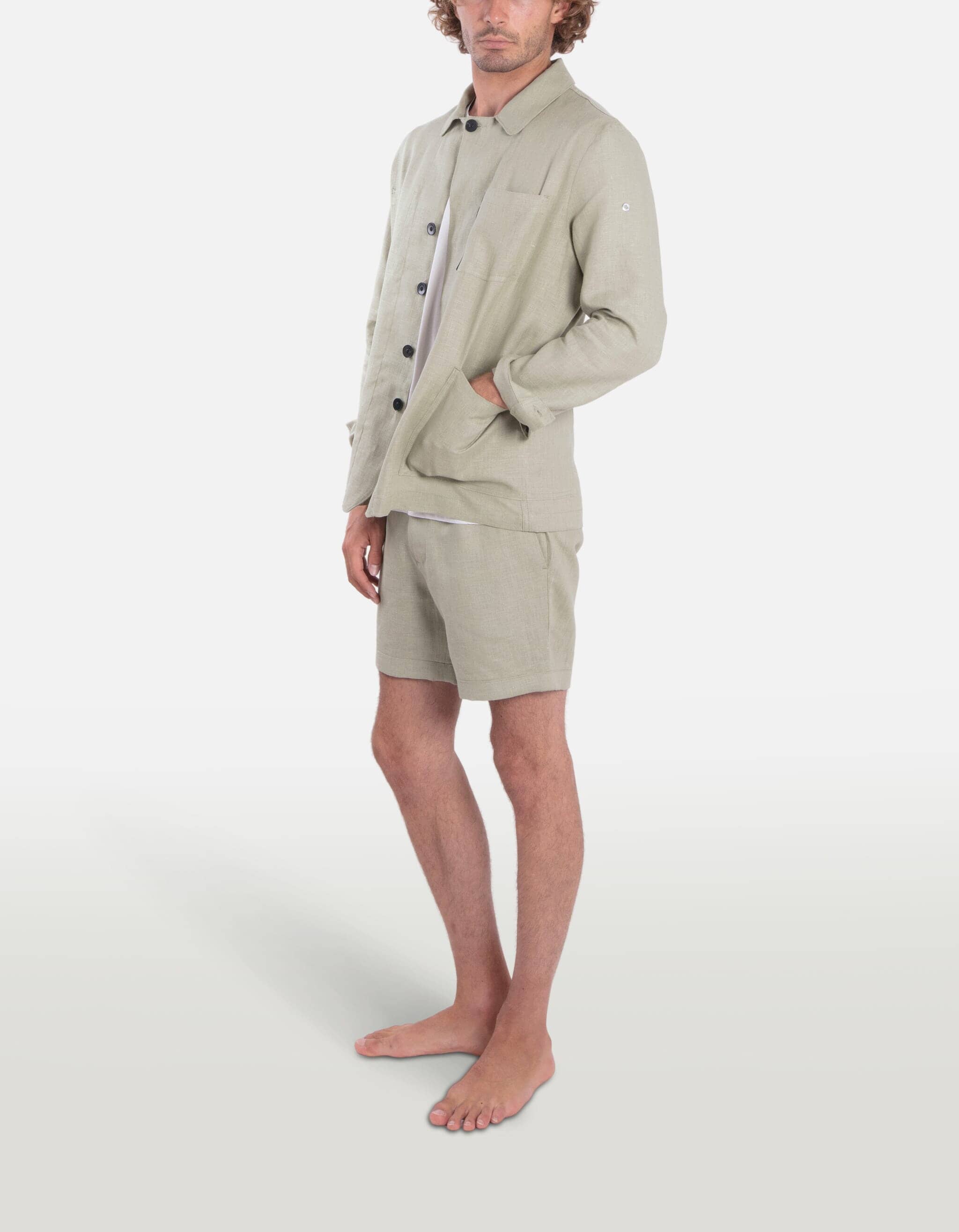 Doris - 03. Green Olive Overshirt - Doris MACKEENE 