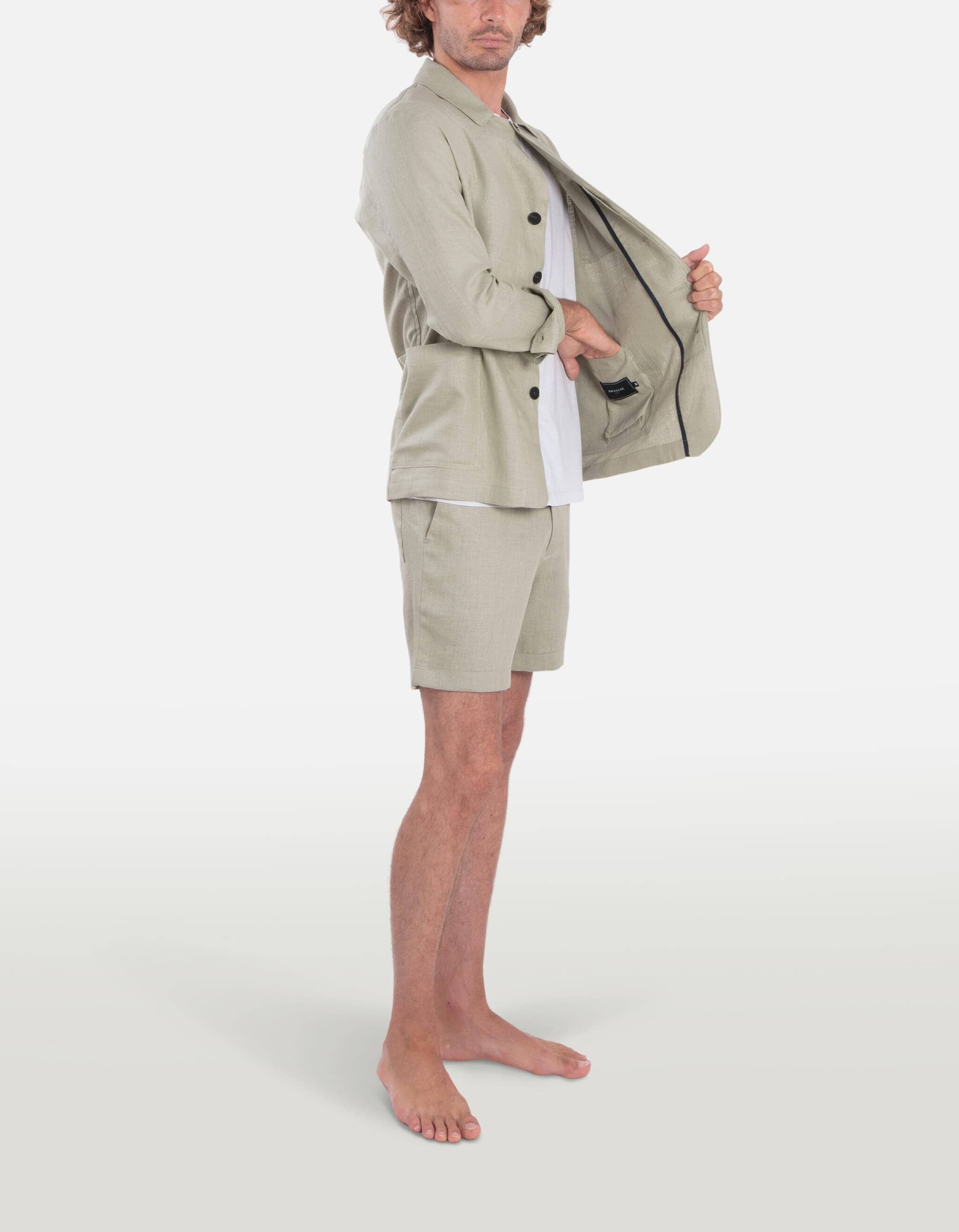 Doris - 03. Green Olive Doris - 03. Green Olive Overshirt - Doris MACKEENE