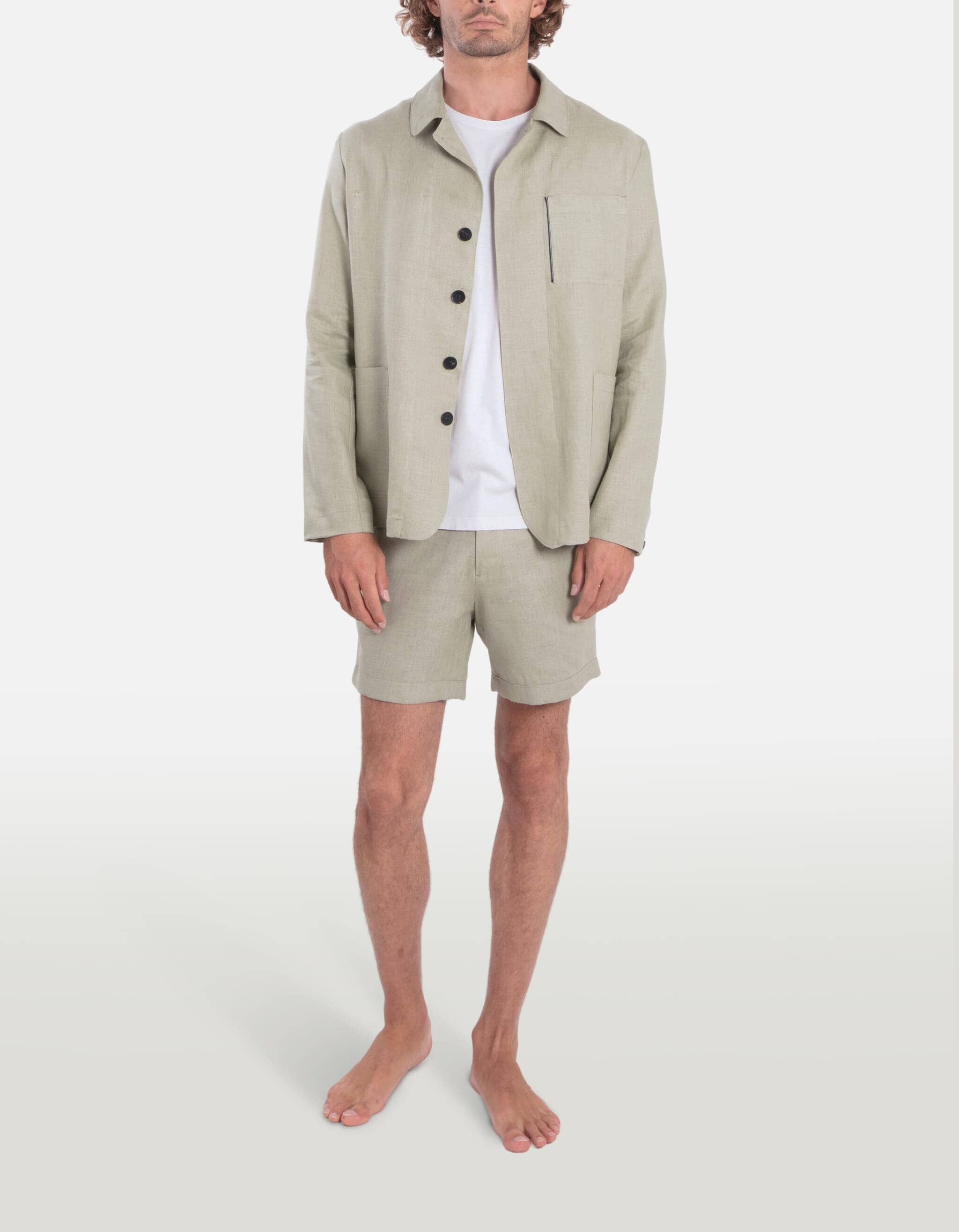 Doris - 03. Green Olive Doris - 03. Green Olive Overshirt - Doris MACKEENE