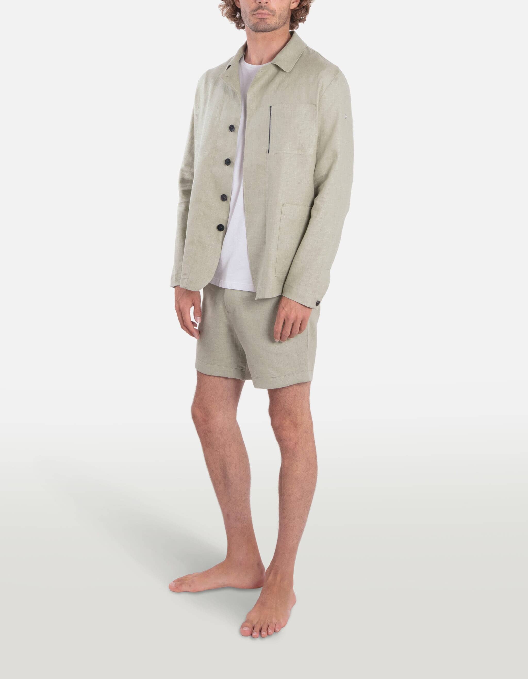 Doris - 03. Green Olive Doris - 03. Green Olive Overshirt - Doris MACKEENE