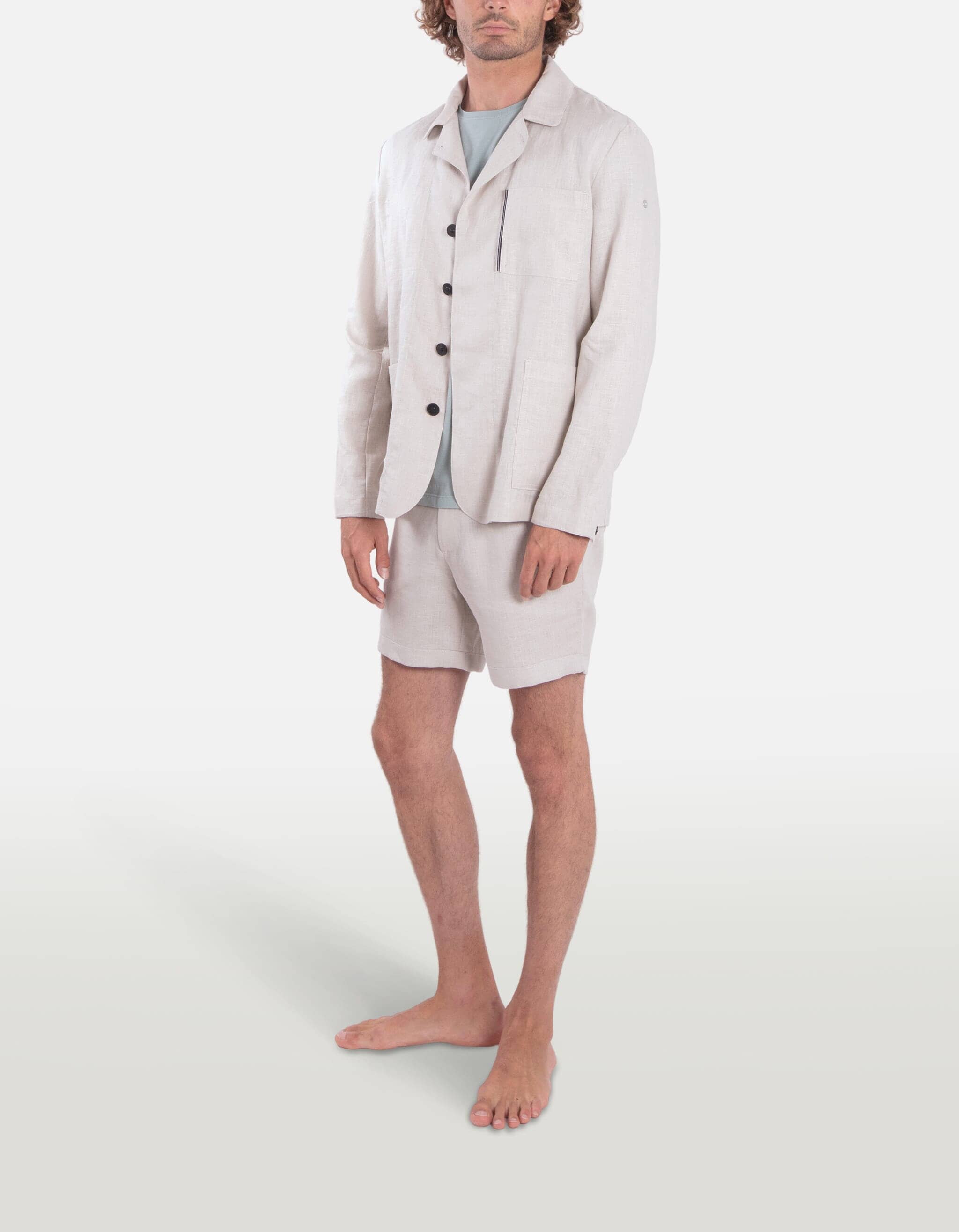 Doris - 04. Beige Grey Doris - 04. Beige Grey Overshirt - Doris MACKEENE
