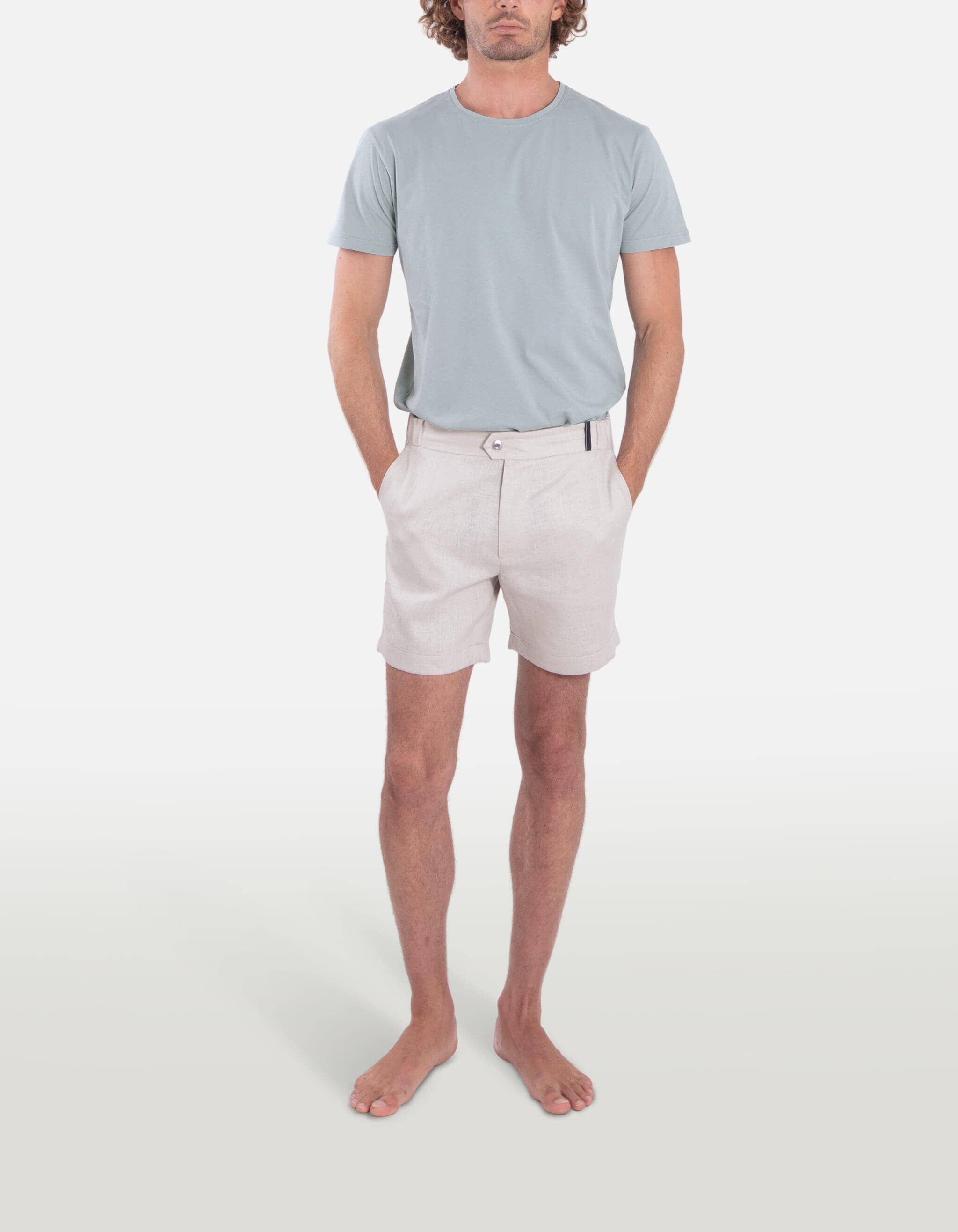 Todd - 05. Beige Grey Todd - 05. Beige Grey Shorts - Todd MACKEENE