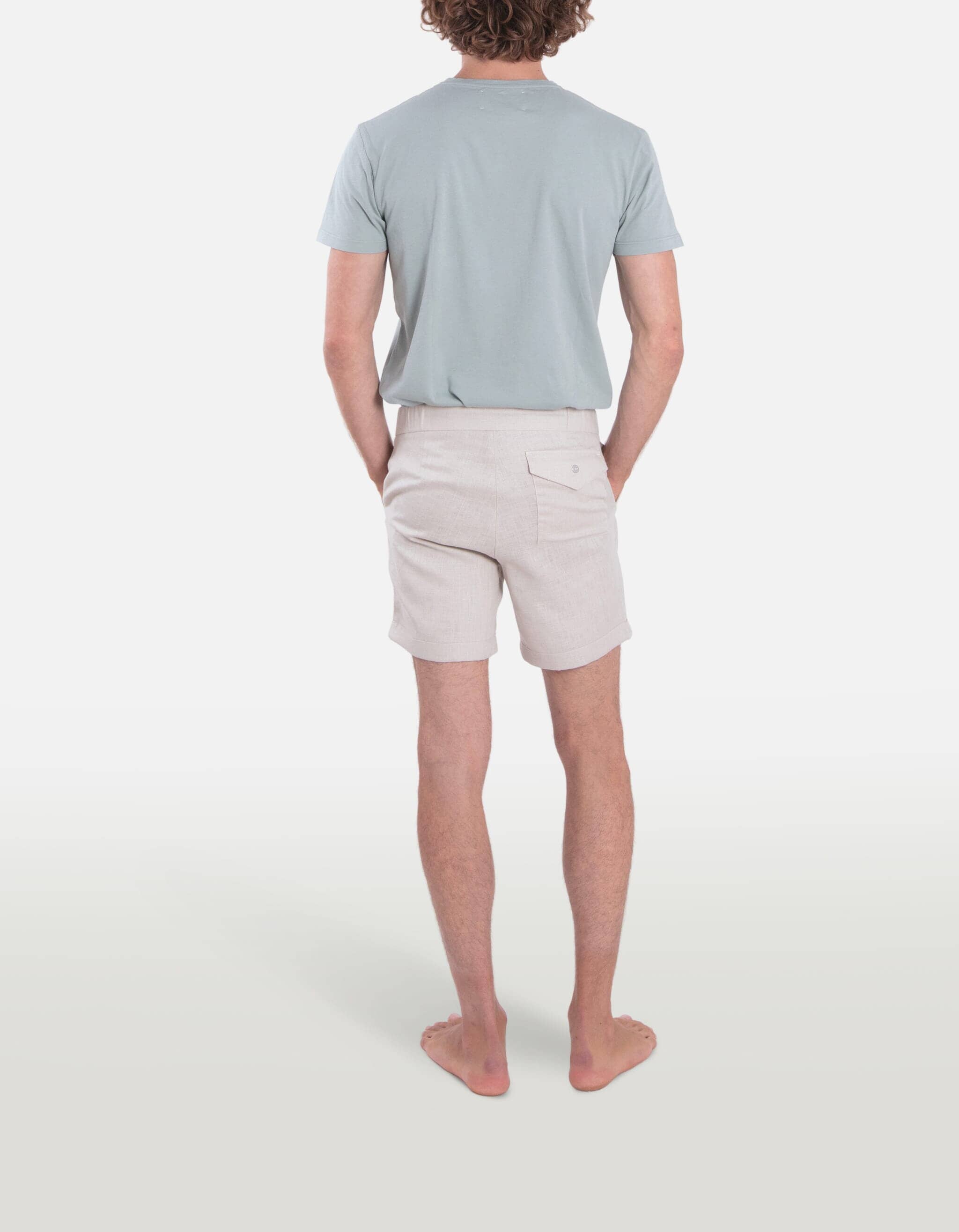 Todd - 05. Beige Grey Shorts - Todd MACKEENE 