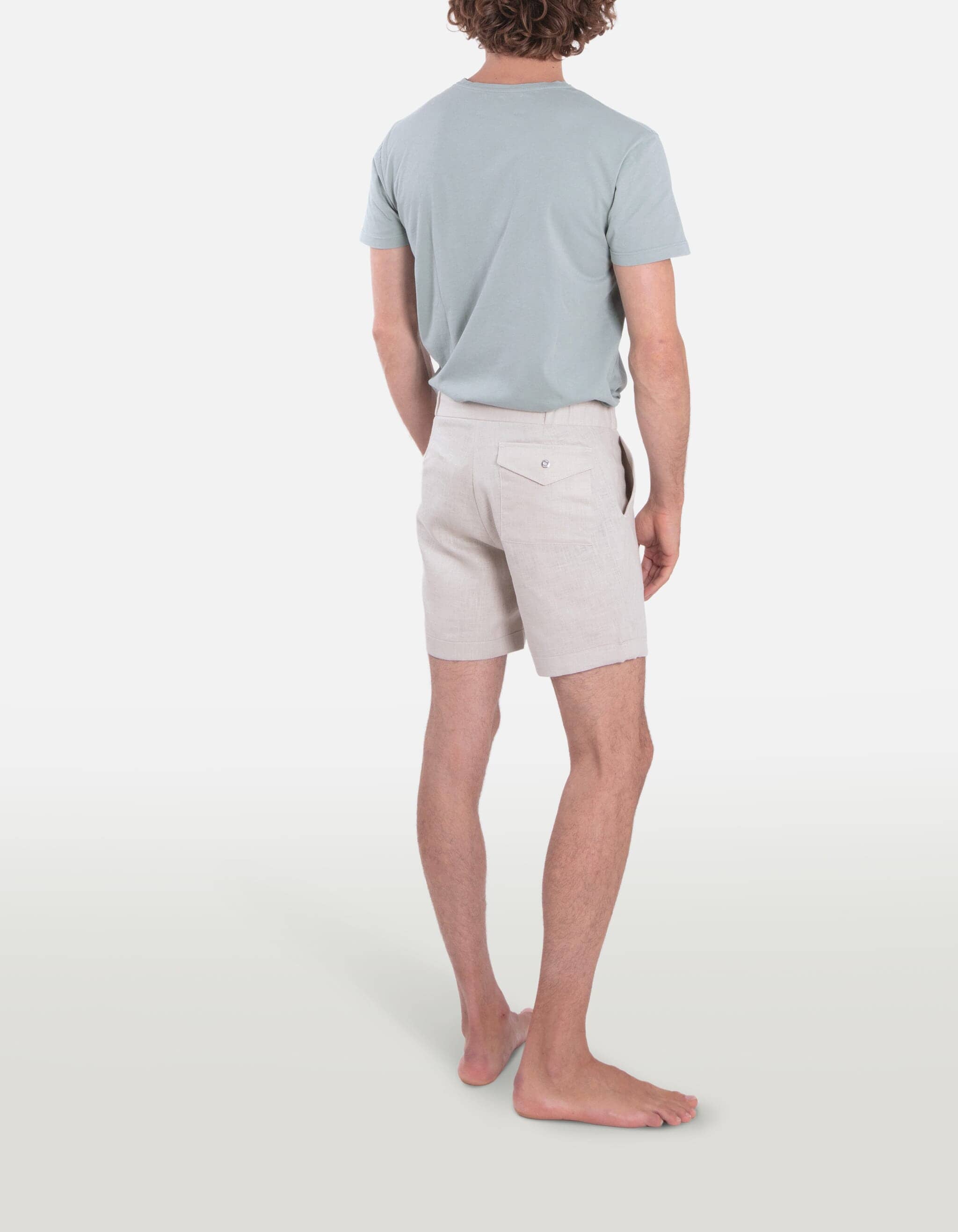 Todd - 05. Beige Grey Shorts - Todd MACKEENE 