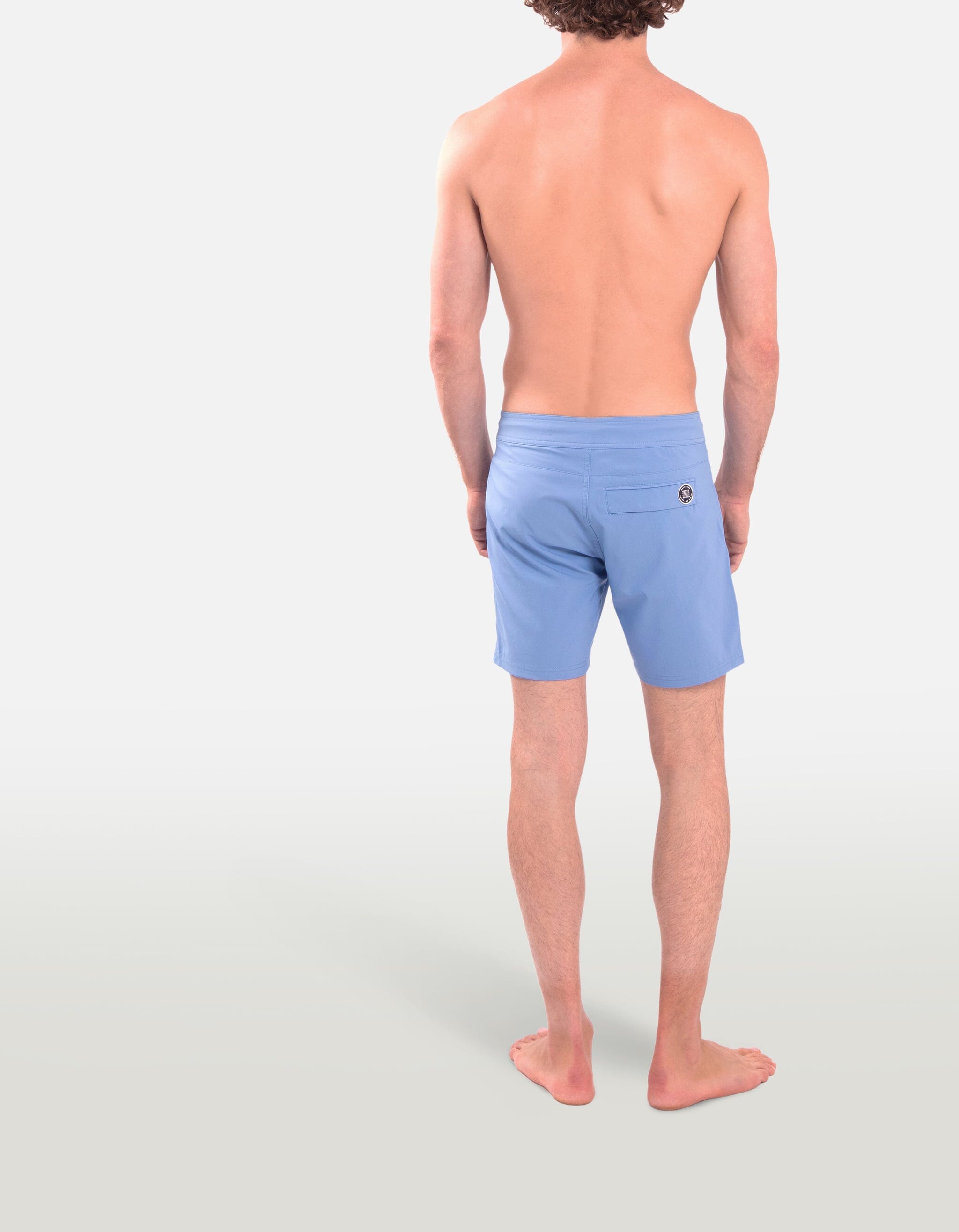 Barth5 - 00. Blue Grey Swim Shorts - Barth5 MACKEENE 