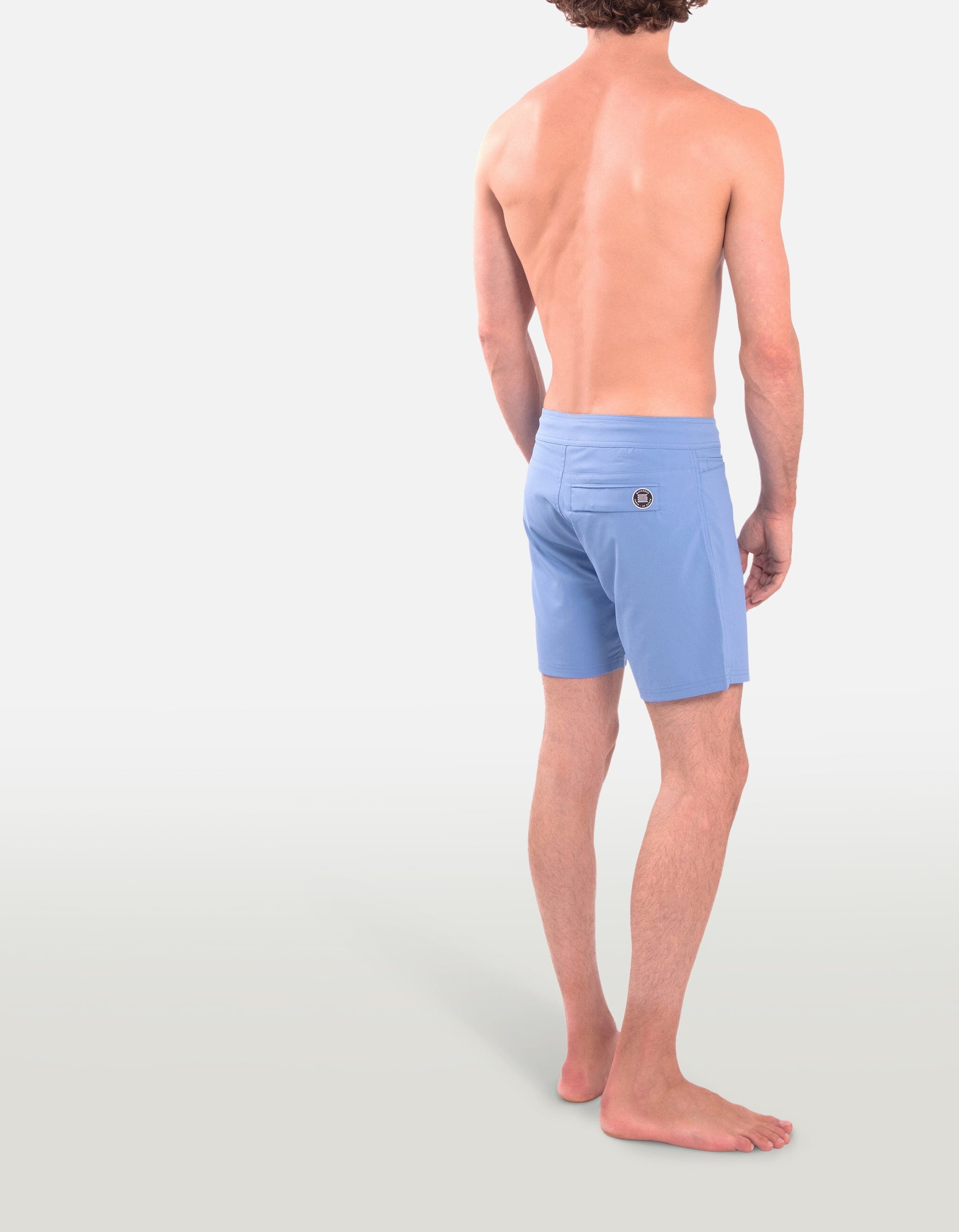 Barth5 - 00. Blue Grey Swim Shorts - Barth5 MACKEENE 