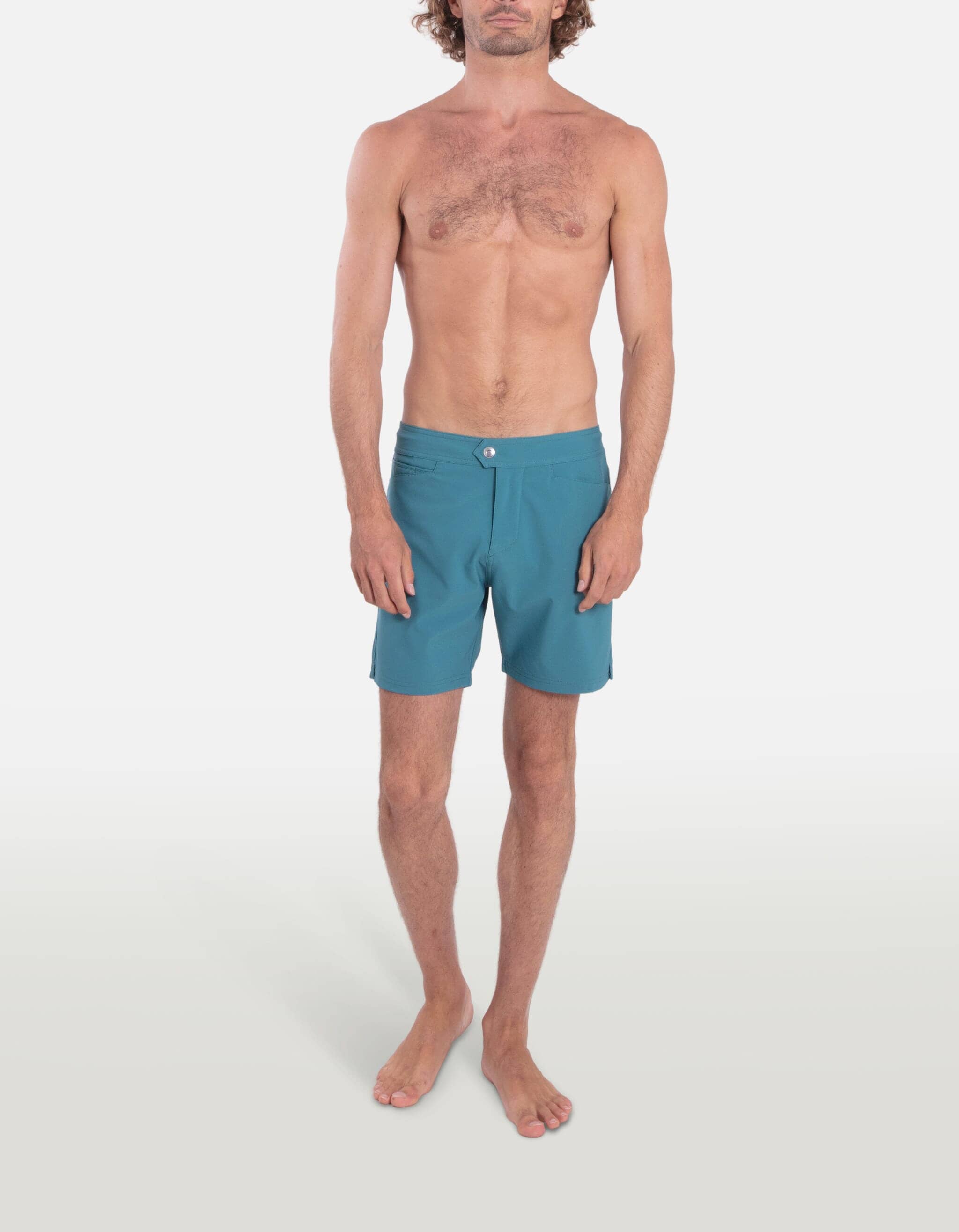 Barth5 - 00. Green Duck Swim Shorts - Barth5 MACKEENE 