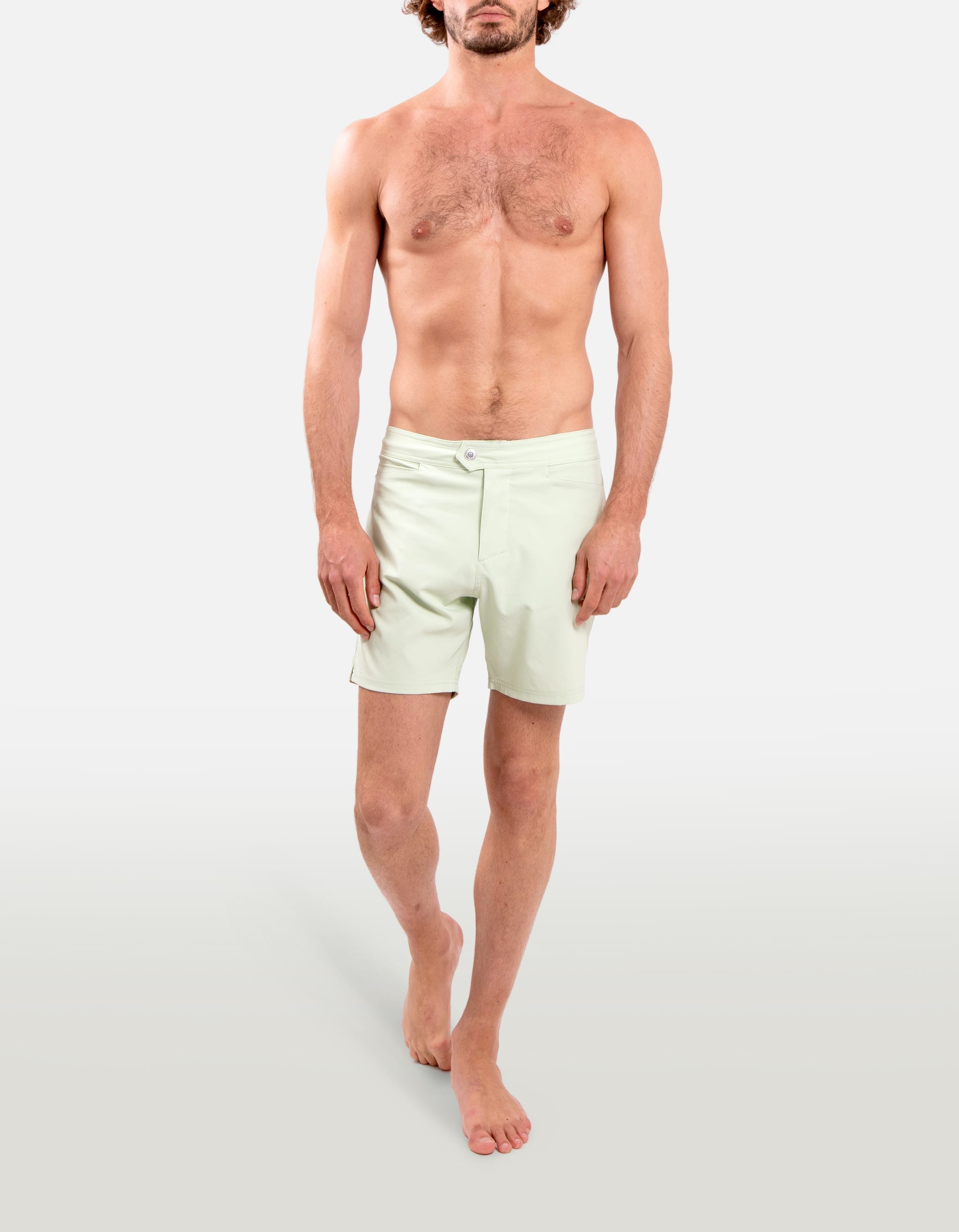 Barth5 - 00. Light Tea Swim Shorts - Barth5 MACKEENE 