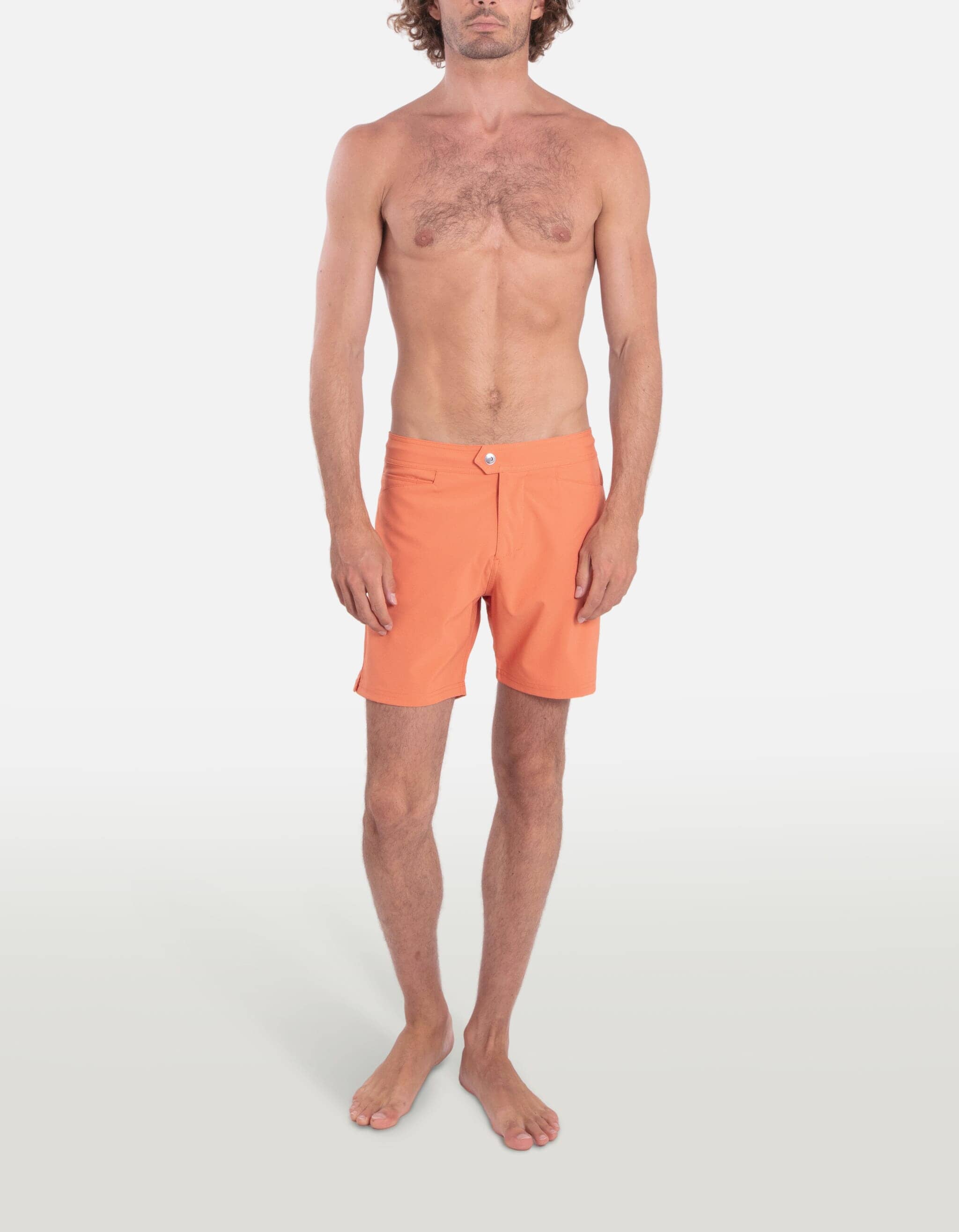 Barth5 - 00. Red Brick Swim Shorts - Barth5 MACKEENE 