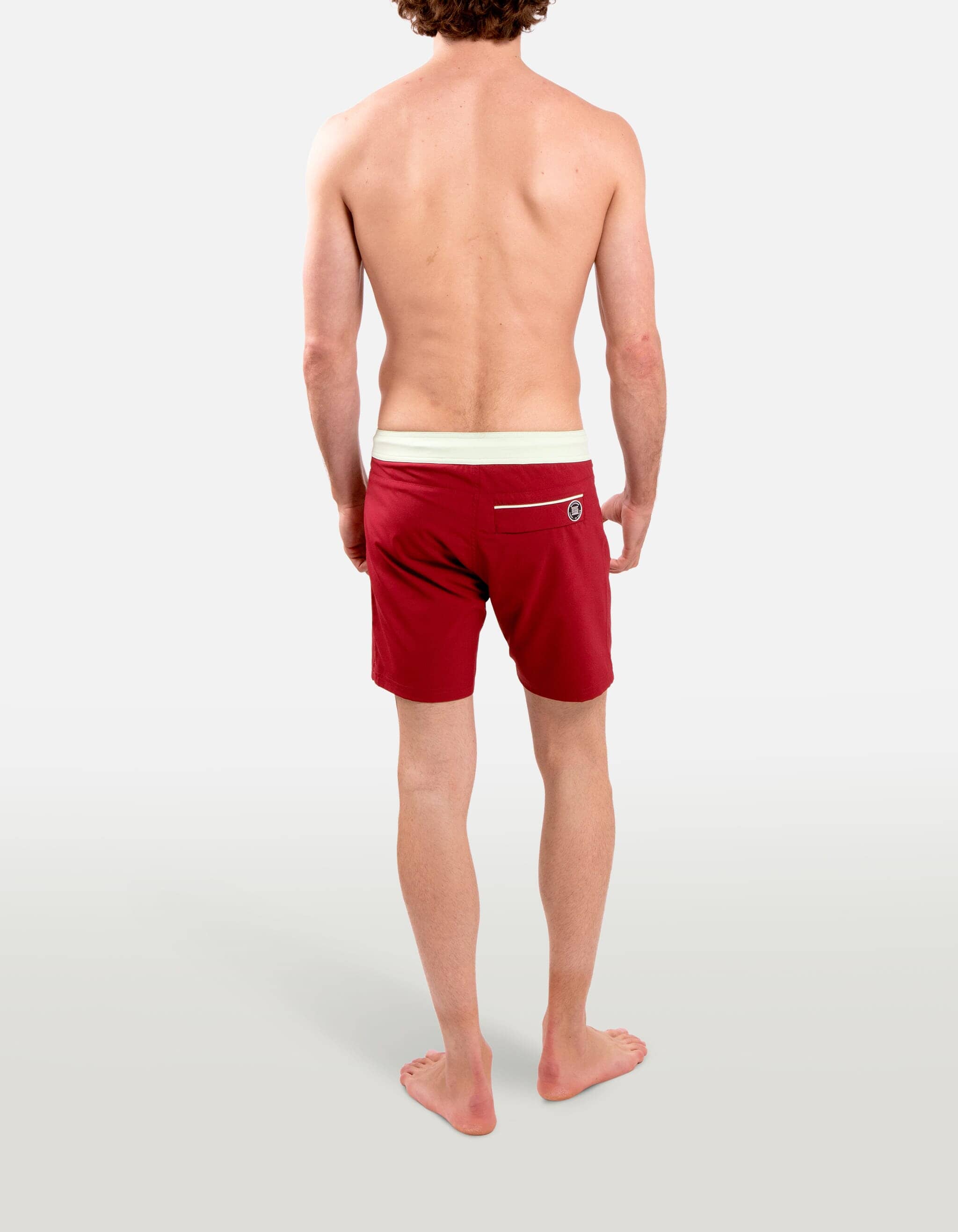 Barth5 - 02. Bordeau & Tea Swim Shorts - Barth5 MACKEENE 