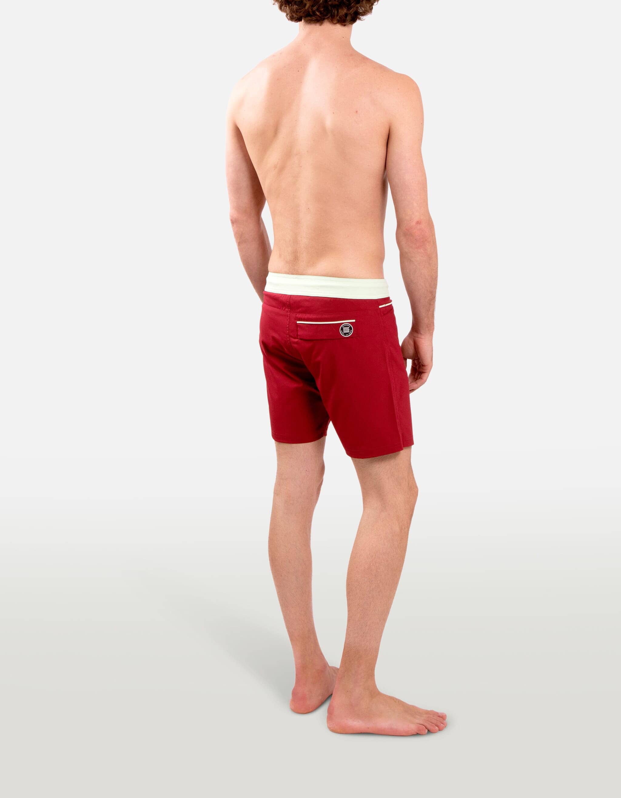 Barth5 - 02. Bordeau & Tea Swim Shorts - Barth5 MACKEENE 