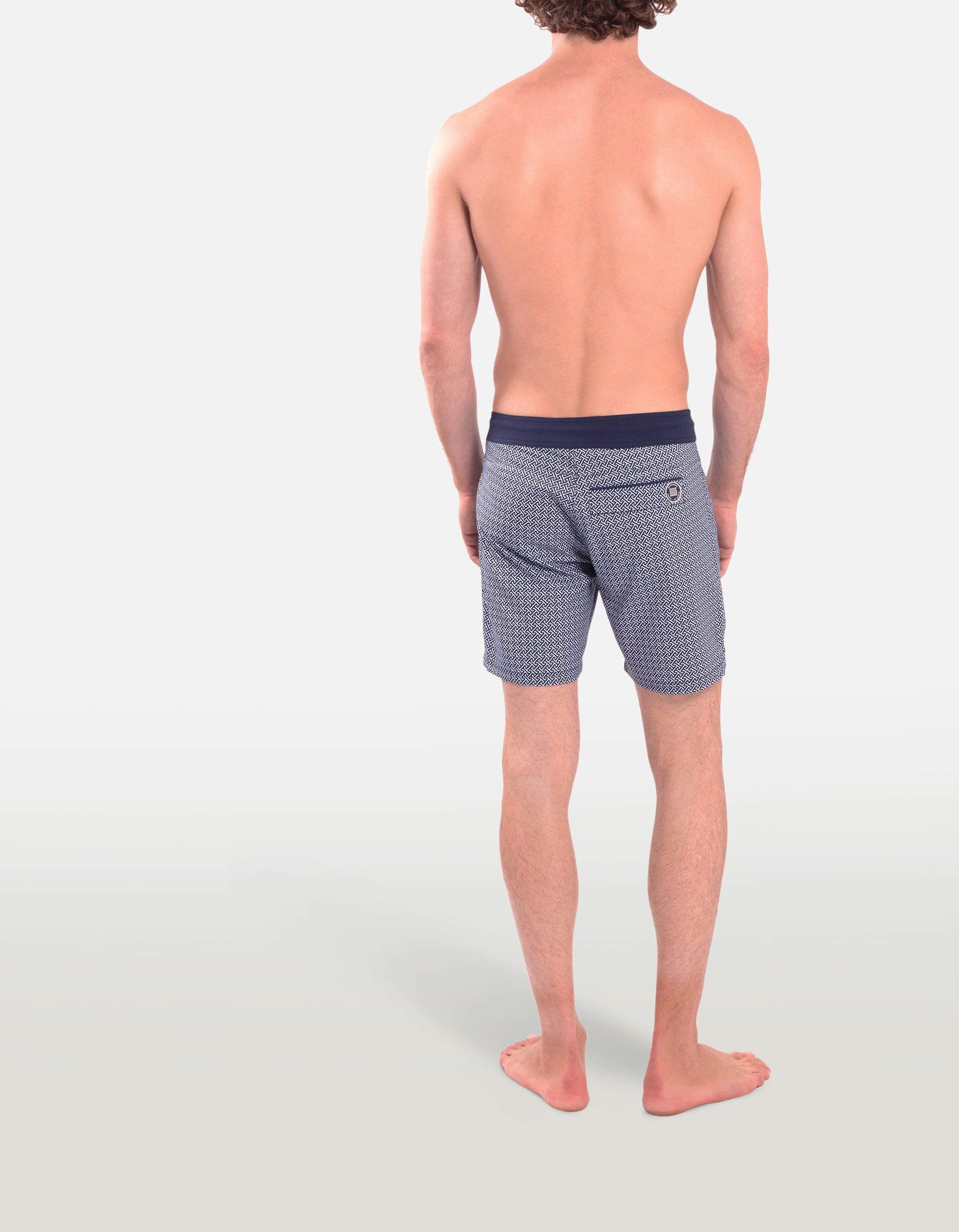 Barth5 - P20. Navy Hermé Swim Shorts - Barth5 MACKEENE 