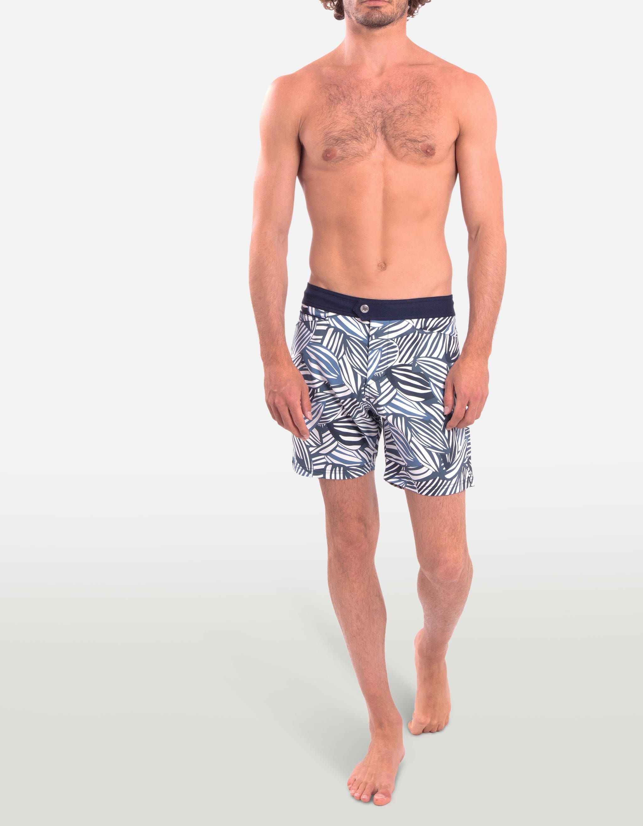 Barth5 - P22. Blue Feve Swim Shorts - Barth5 MACKEENE 