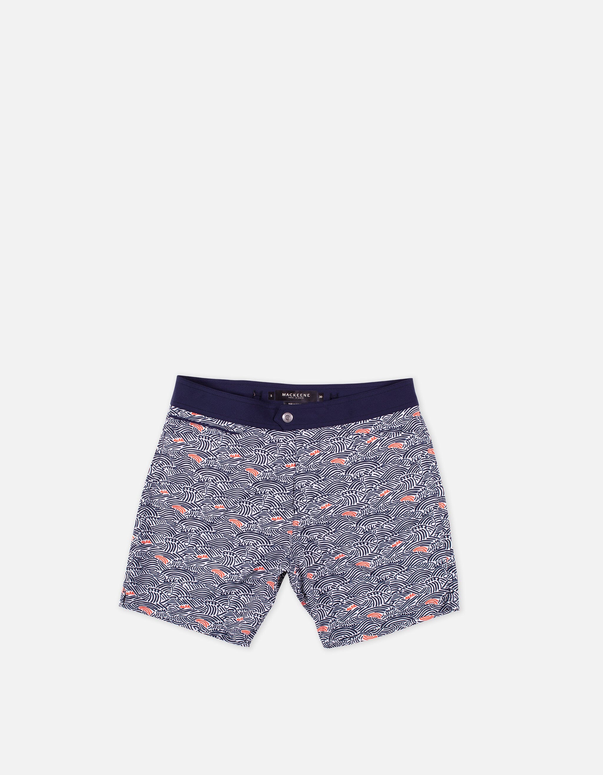 Barth5 - P23. Blue Nami Swim Shorts - Barth5 MACKEENE 