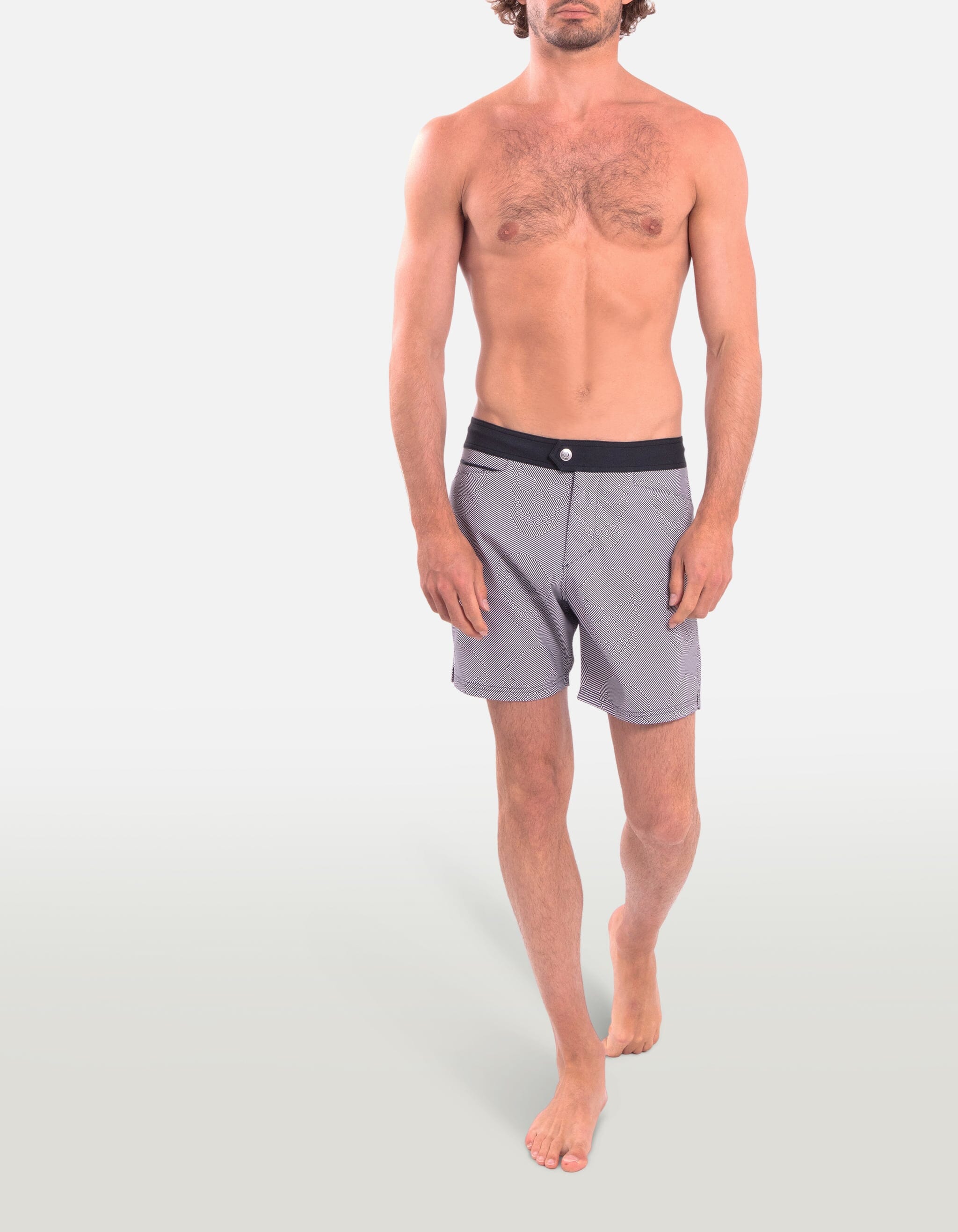 Barth5 - P24. Black Death Swim Shorts - Barth5 MACKEENE 