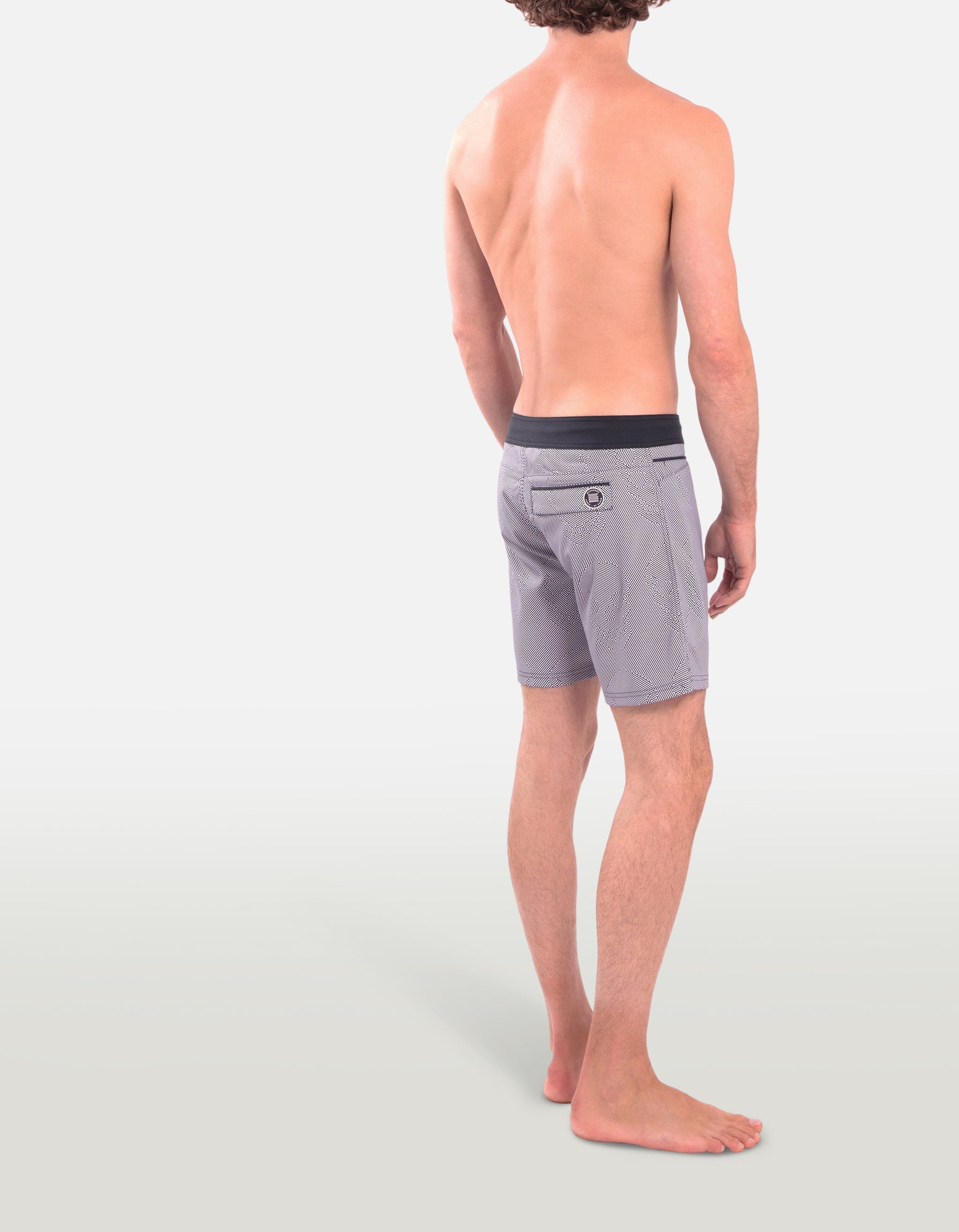 Barth5 - P24. Black Death Swim Shorts - Barth5 MACKEENE 