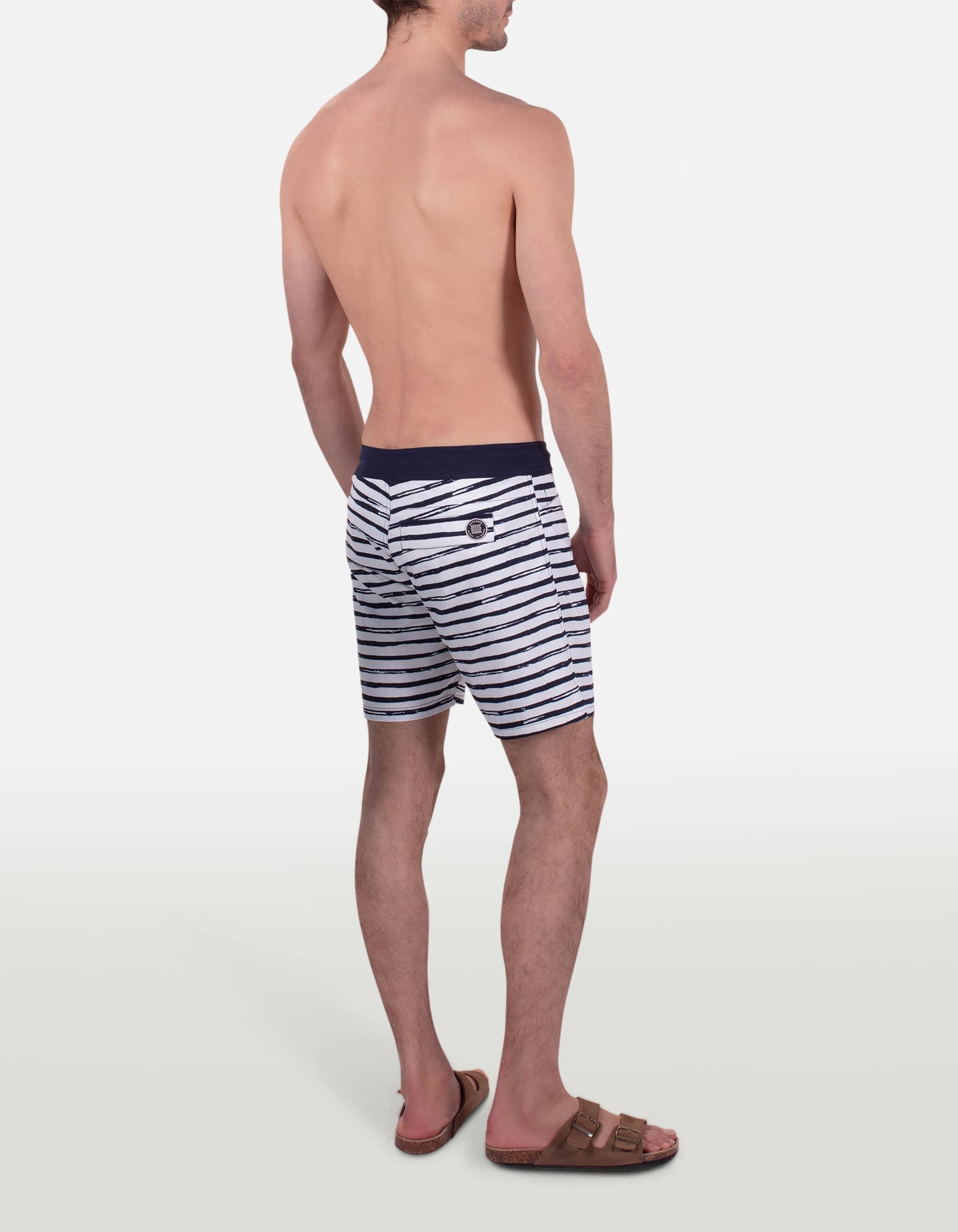 Barth5 - P25. Shima Grey Swim Shorts - Barth5 MACKEENE 