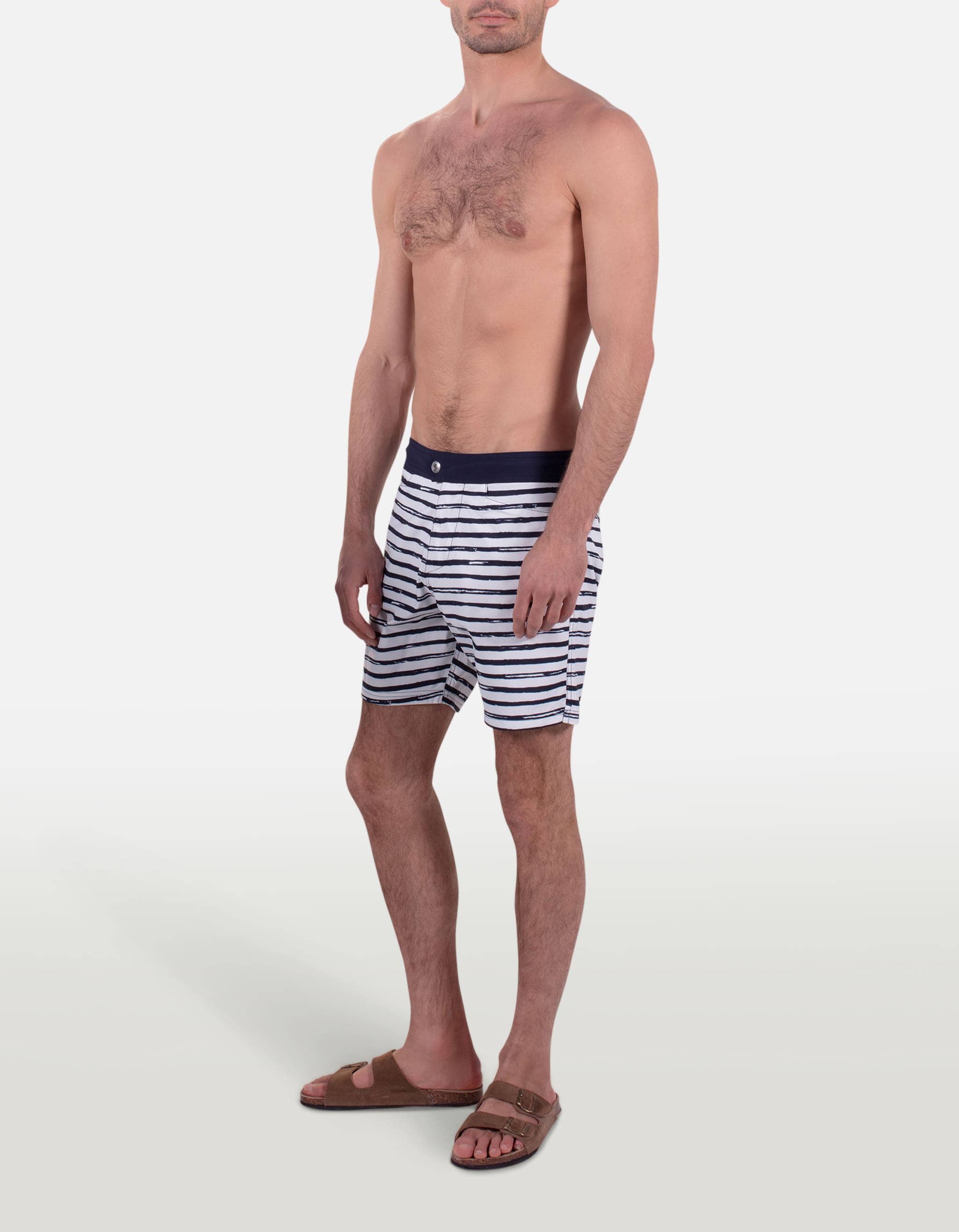 Barth5 - P25. Shima Grey Swim Shorts - Barth5 MACKEENE 