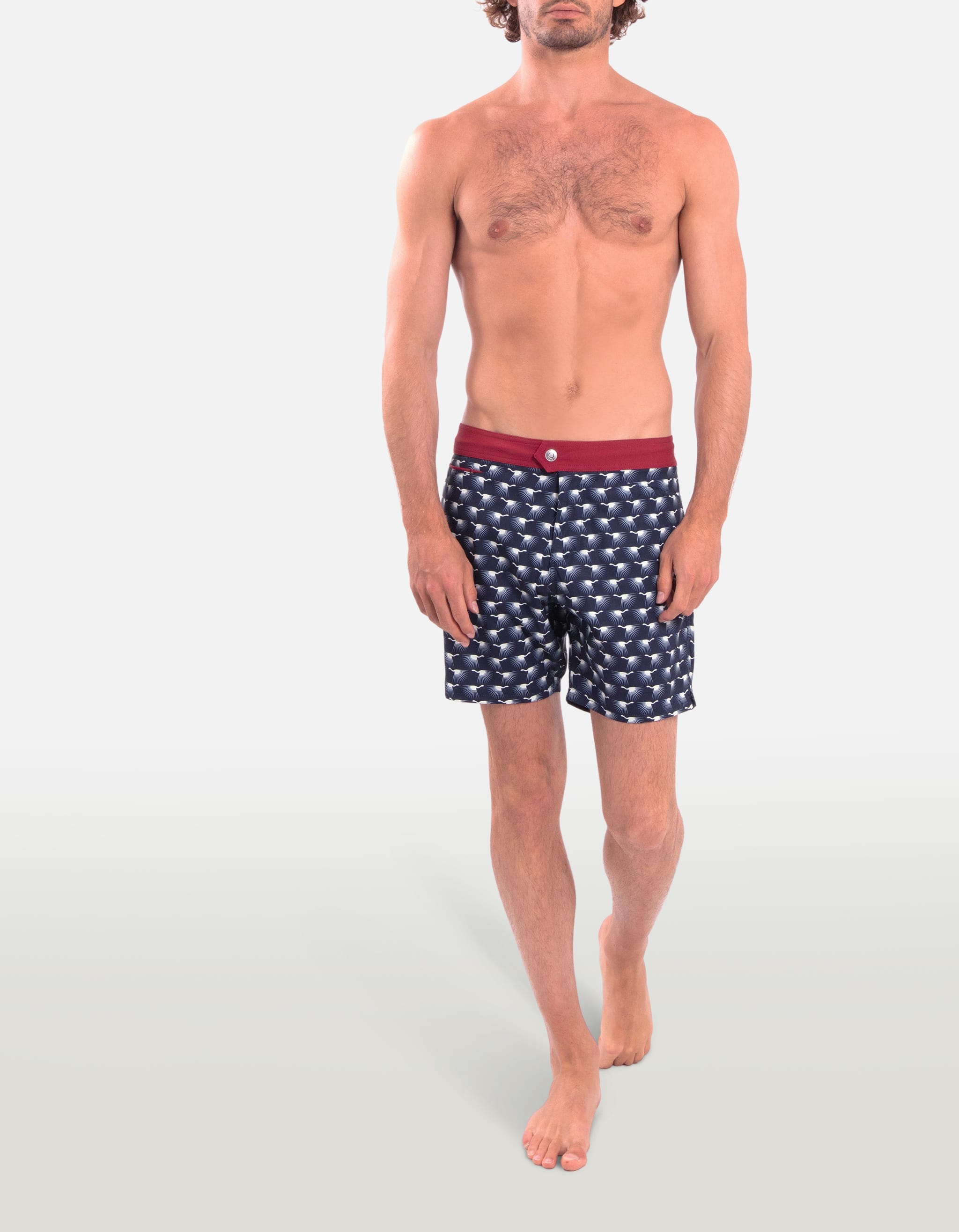 Barth5 - P29. Navy Heron Barth5 - P29. Navy Heron Swim Shorts - Barth5 MACKEENE