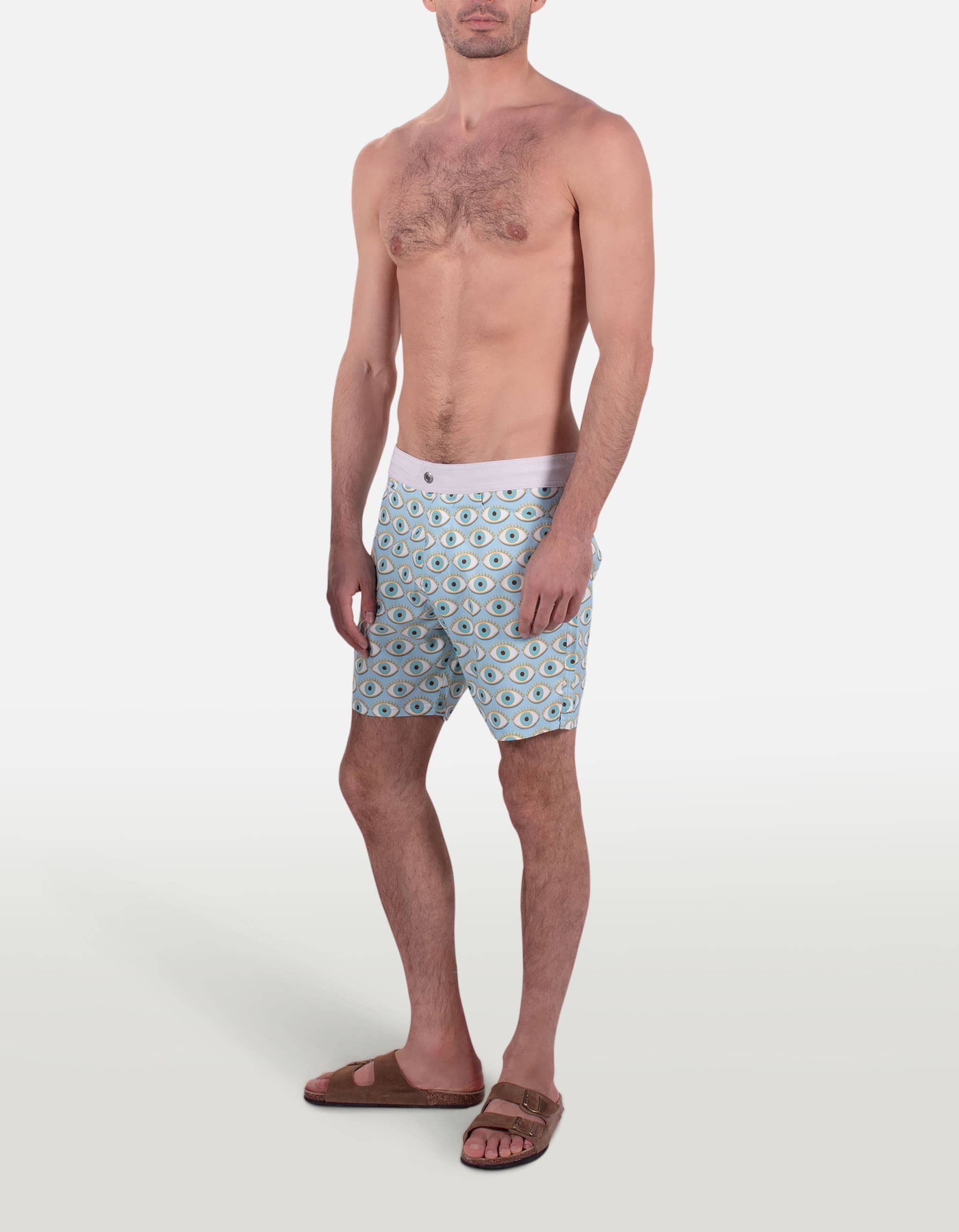 Barth5 - P33. Blue Eyes Swim Shorts - Barth5 MACKEENE 