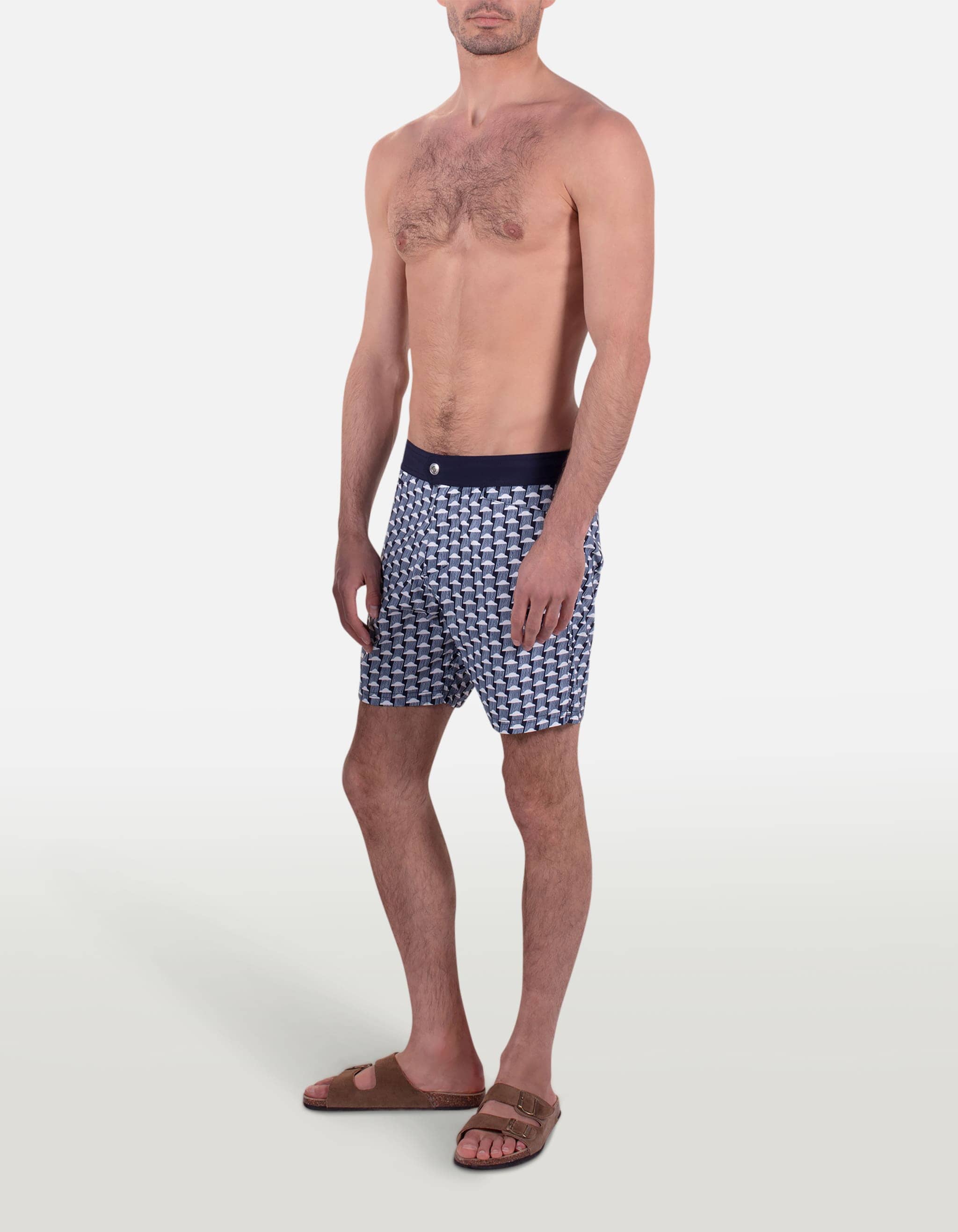 Barth5 - P34. Rainy Clouds Swim Shorts - Barth5 MACKEENE 