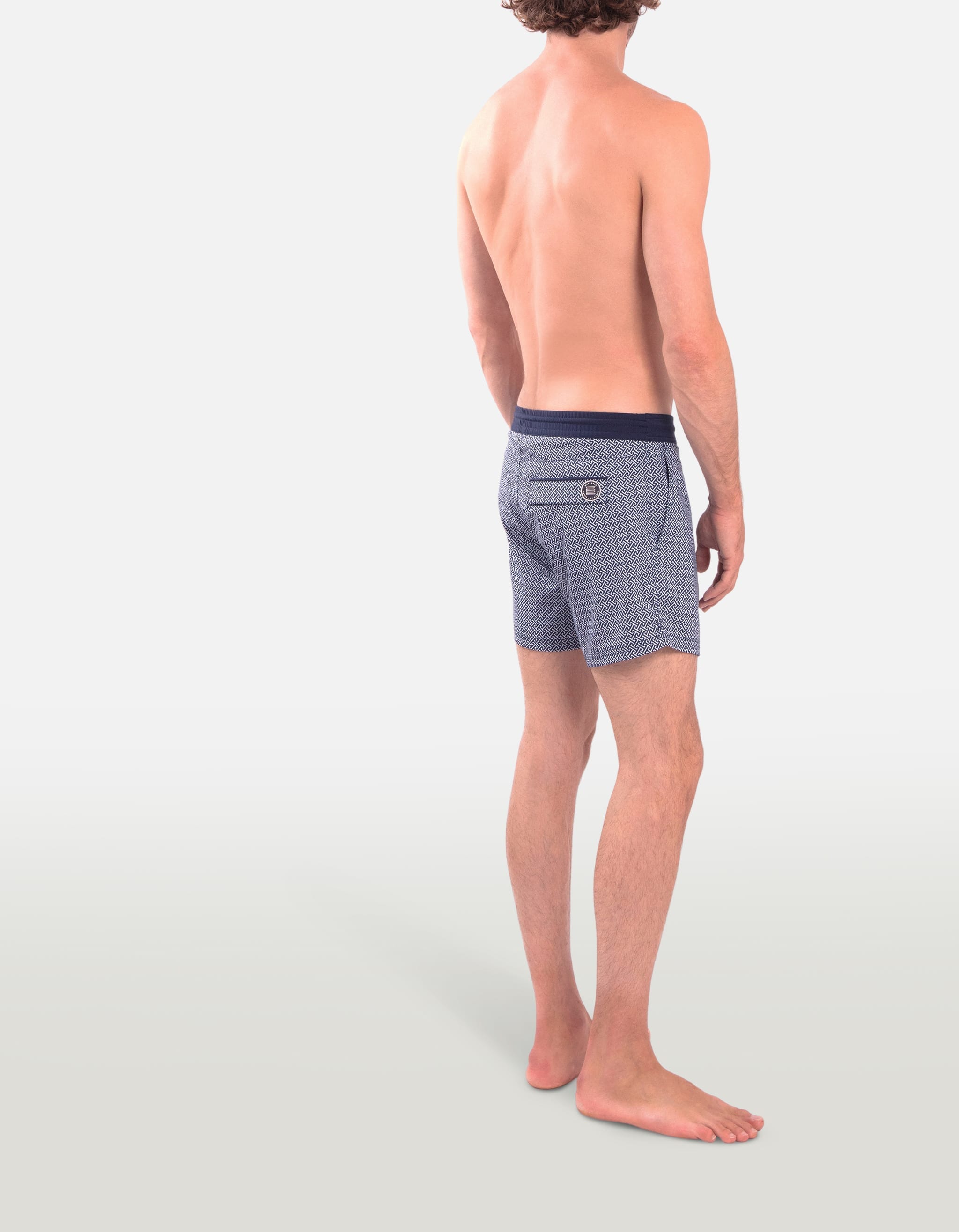 Ben - P20. Navy Hermé Swim Shorts - Ben MACKEENE 