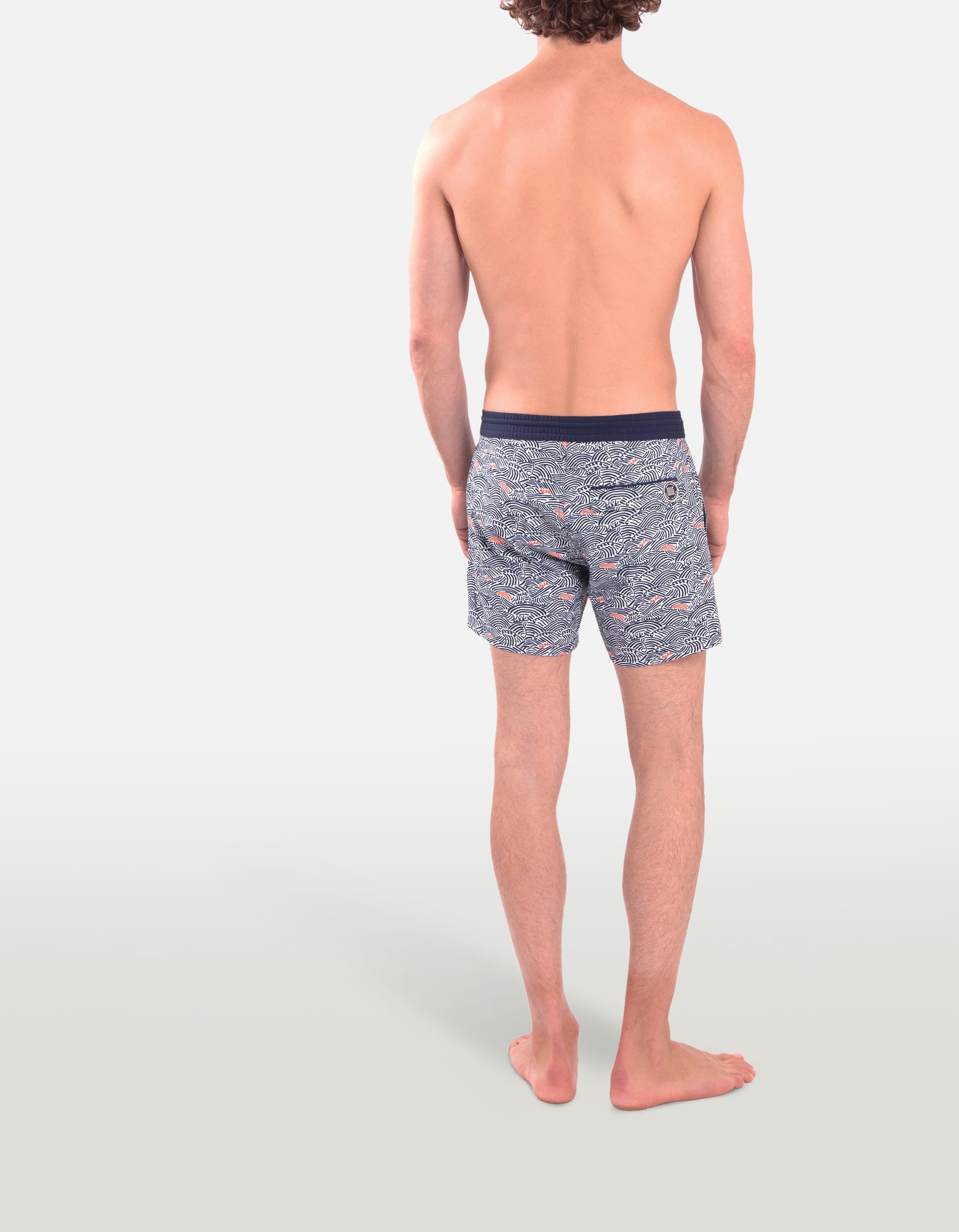 Ben - P23. Blue Nami Ben - P23. Blue Nami Swim Shorts - Ben MACKEENE