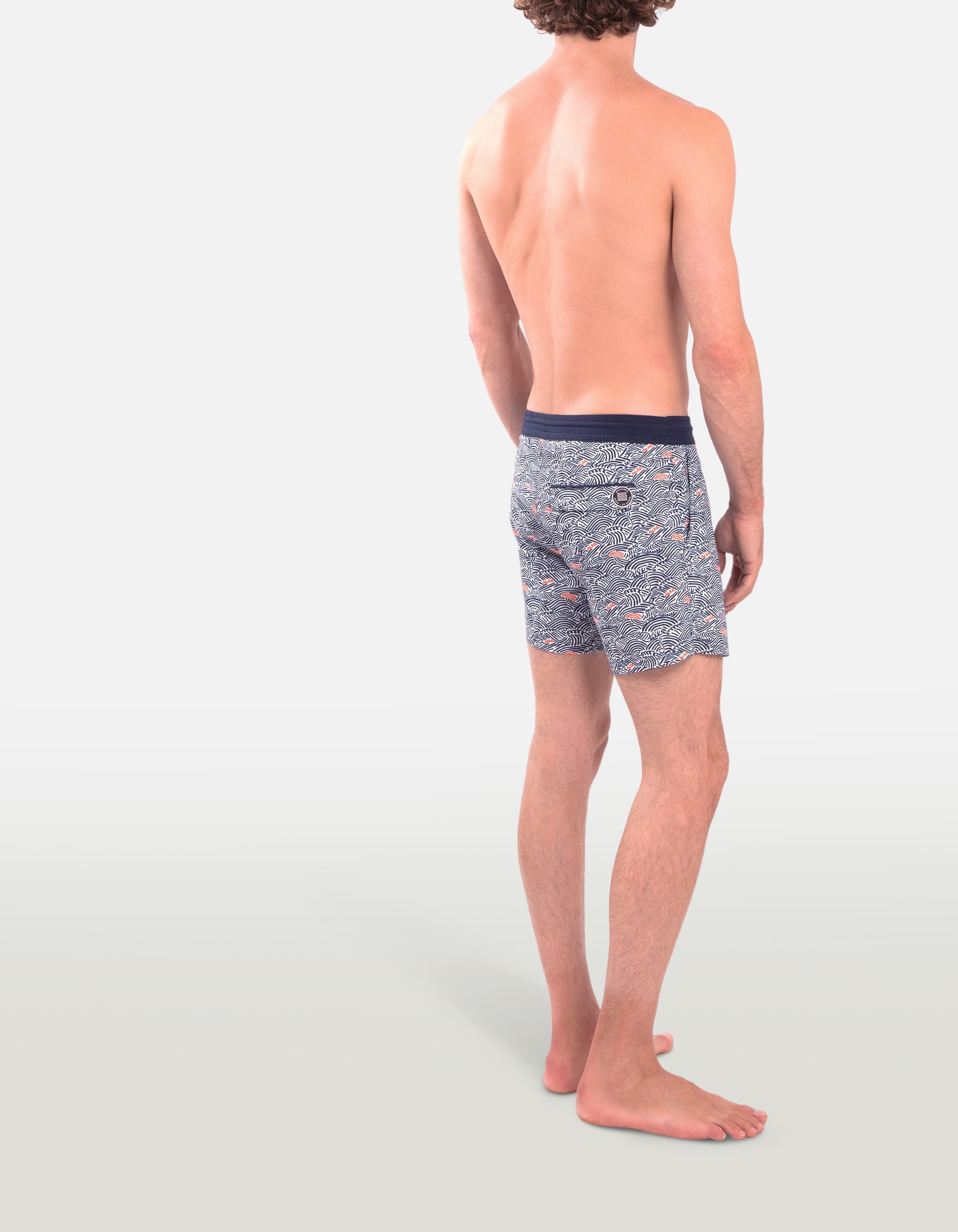 Ben - P23. Blue Nami Ben - P23. Blue Nami Swim Shorts - Ben MACKEENE