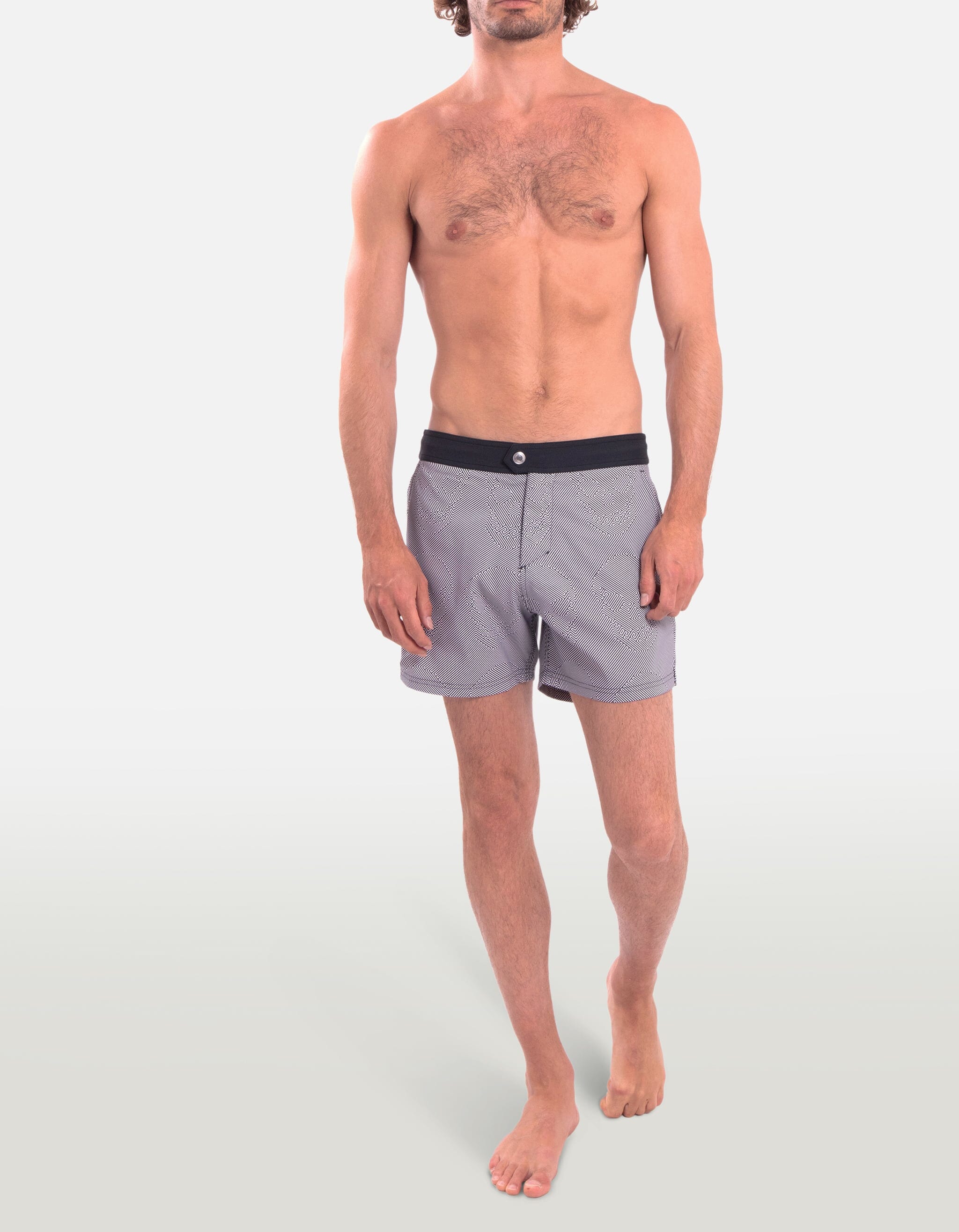 Ben - P24. Black Death Swim Shorts - Ben MACKEENE 