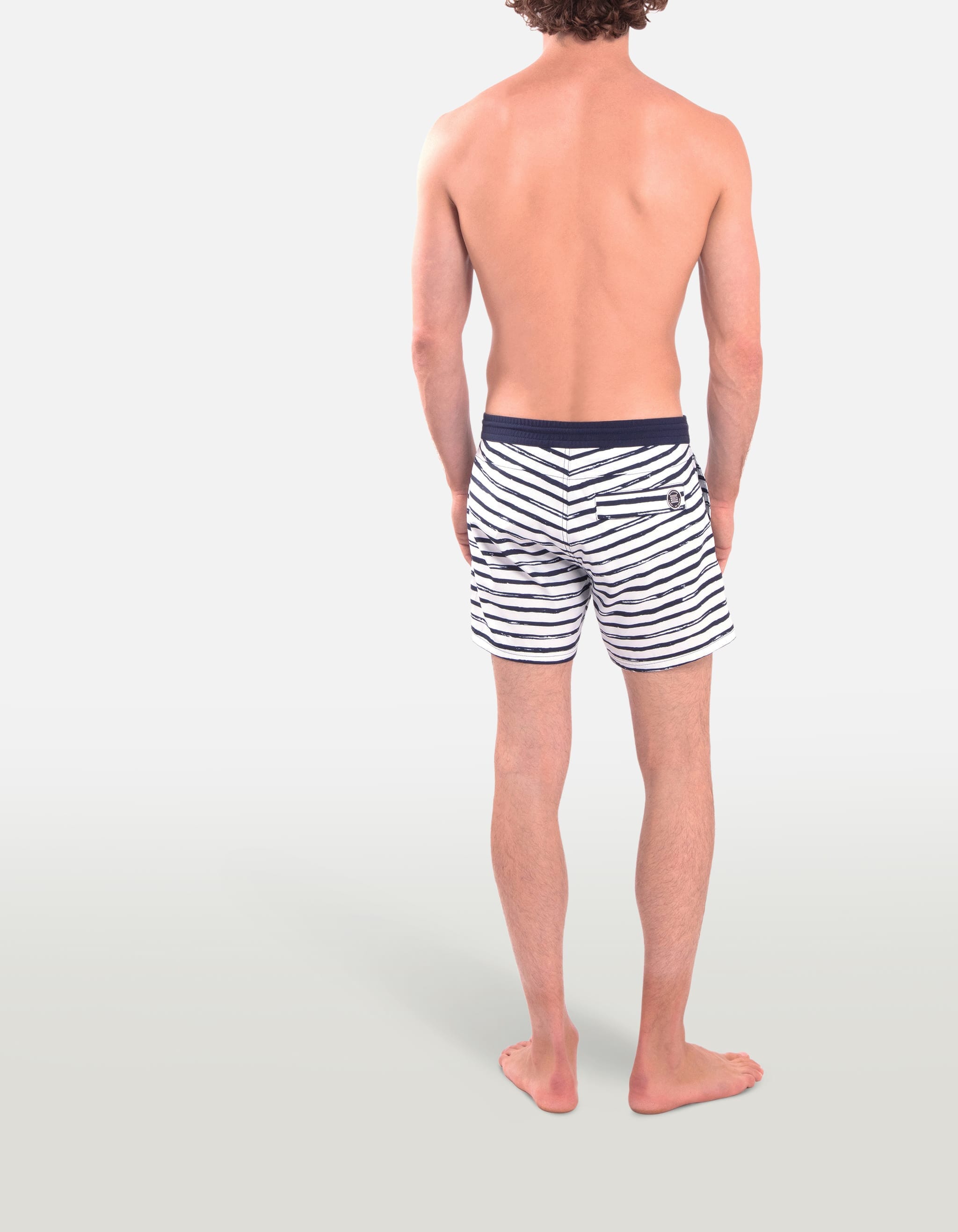 Ben - P25. Shima Grey Ben - P25. Shima Grey Swim Shorts - Ben MACKEENE