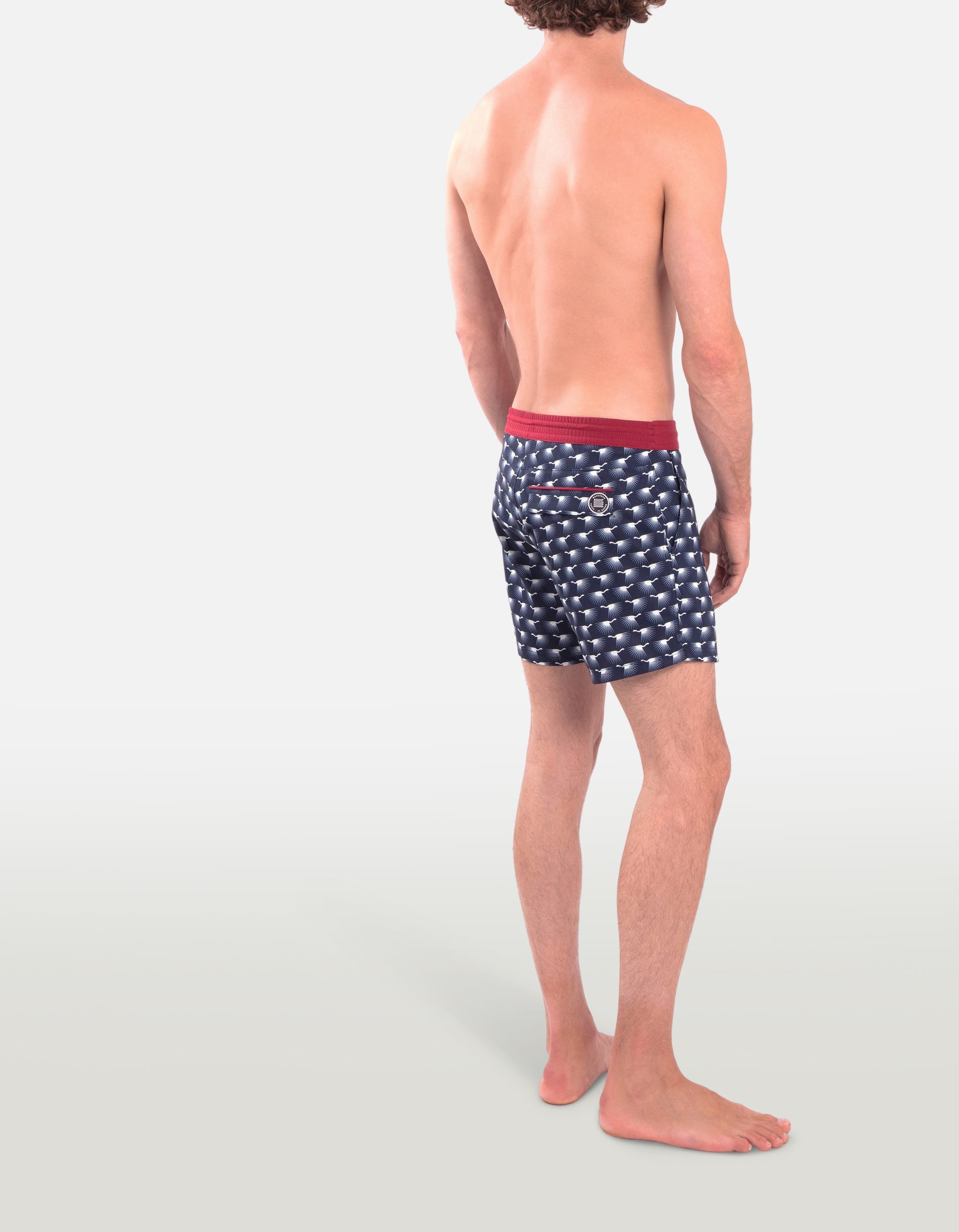 Ben - P29. Navy Heron Swim Shorts - Ben MACKEENE 