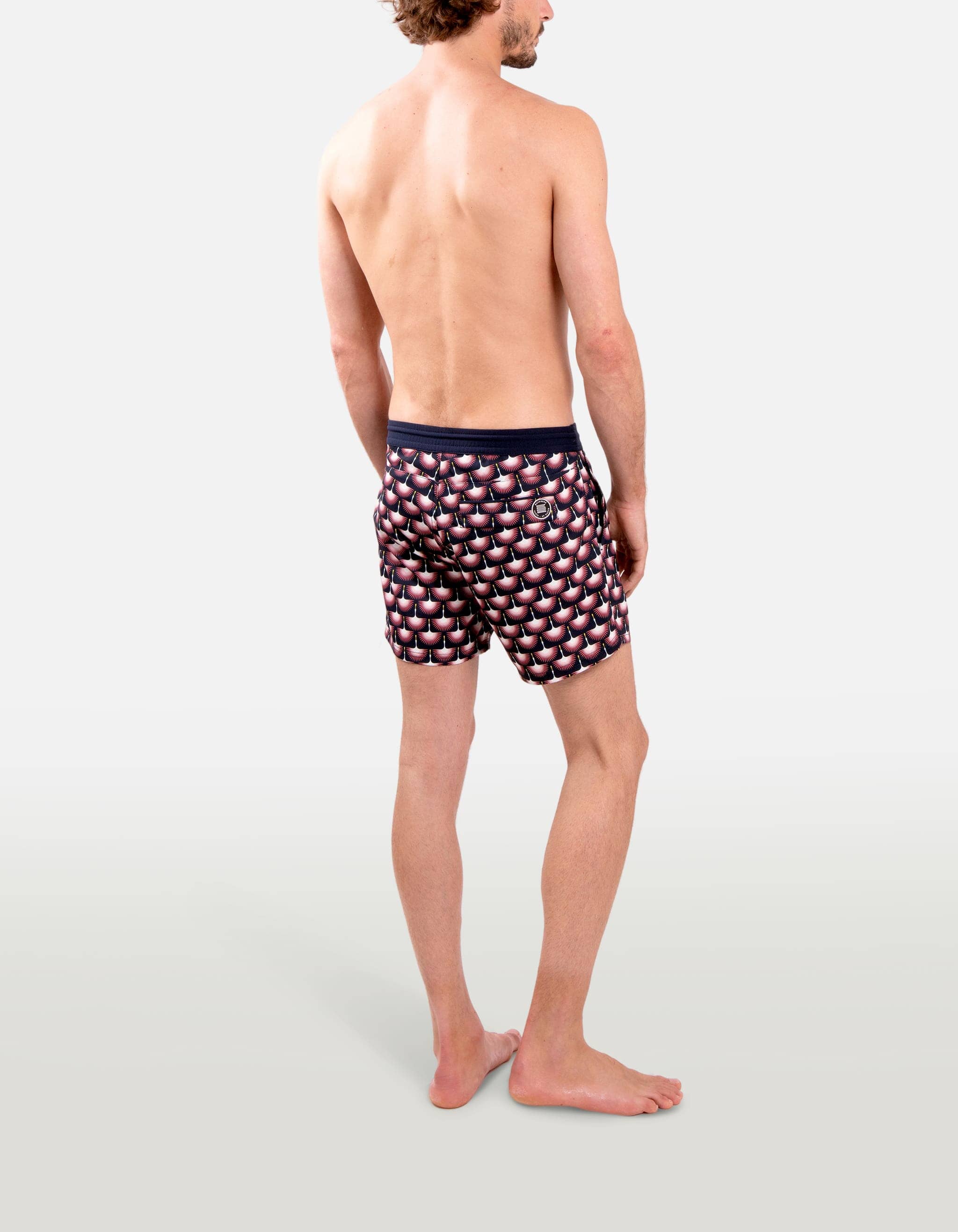 Ben - P30. Navy Hewed Ben - P30. Navy Hewed Swim Shorts - Ben MACKEENE