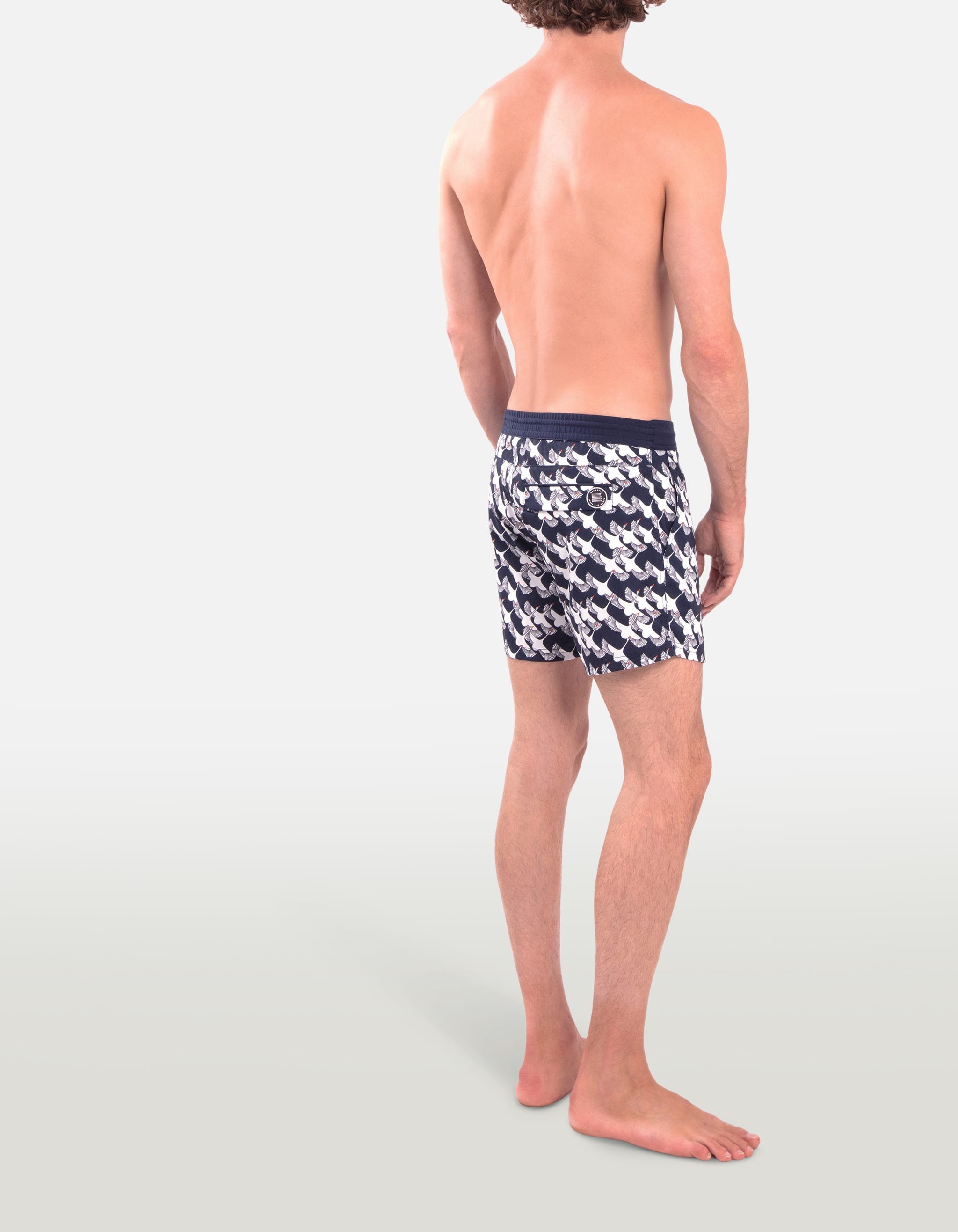 Ben - P35. Navy Konotori Swim Shorts - Ben MACKEENE 