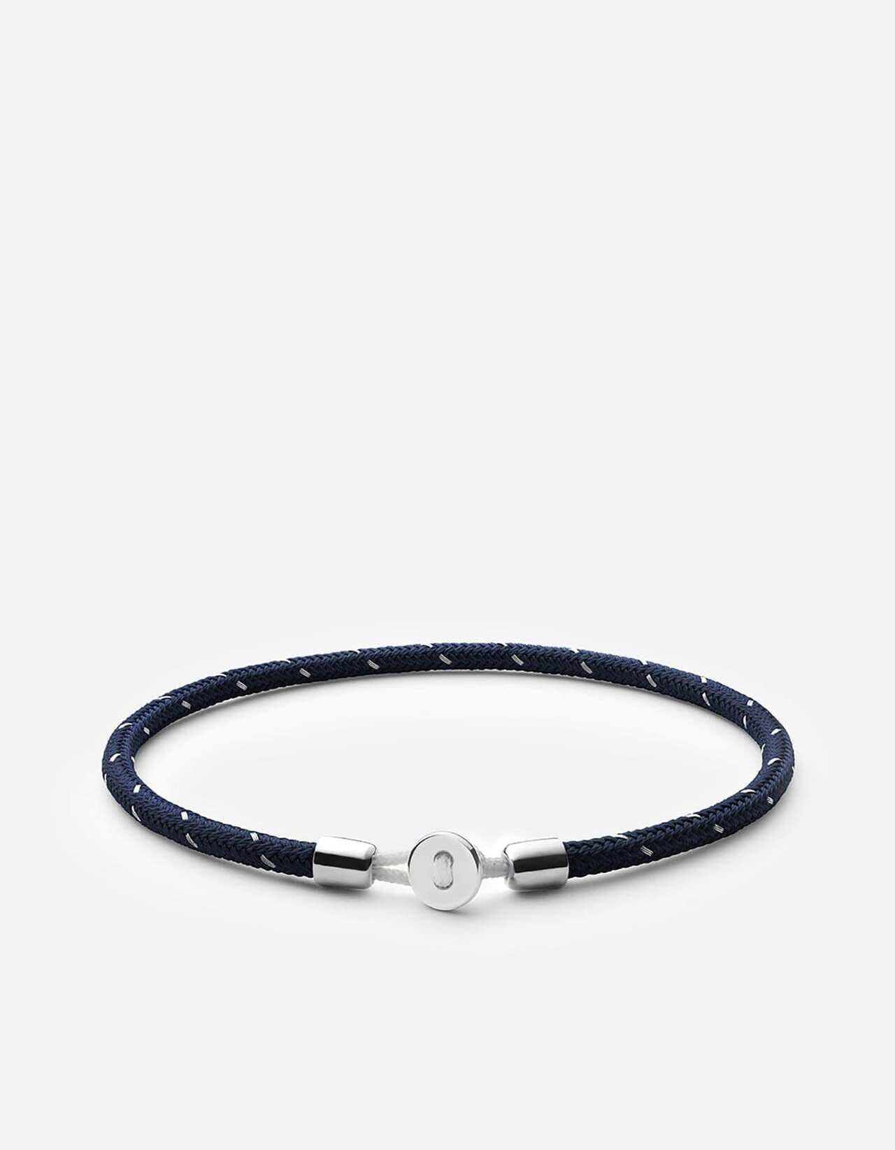 Nexus Rope - Navy & Steel Bracelet - Miansai MACKEENE 