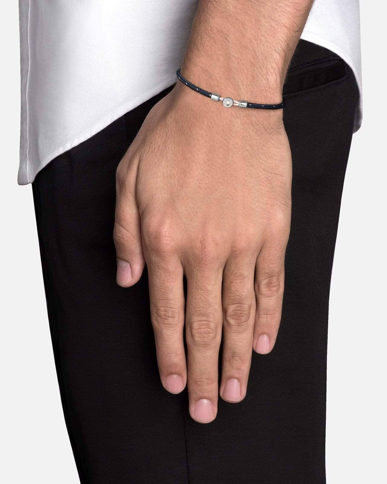 Nexus Rope - Navy & Steel Nexus Rope - Navy & Steel Bracelet - Miansai MACKEENE