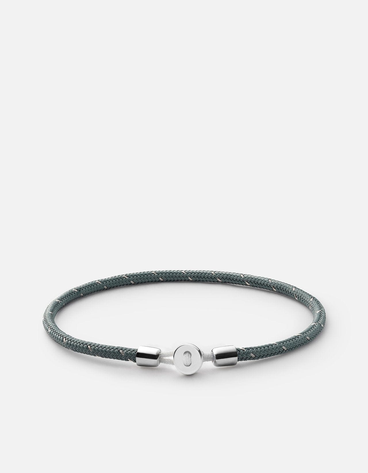 Bracelet - Corde Nexus, Argent Sterling, Pol, Opale / Acier Nexus Rope - Opal & Steel Bracelet - Miansai MACKEENE