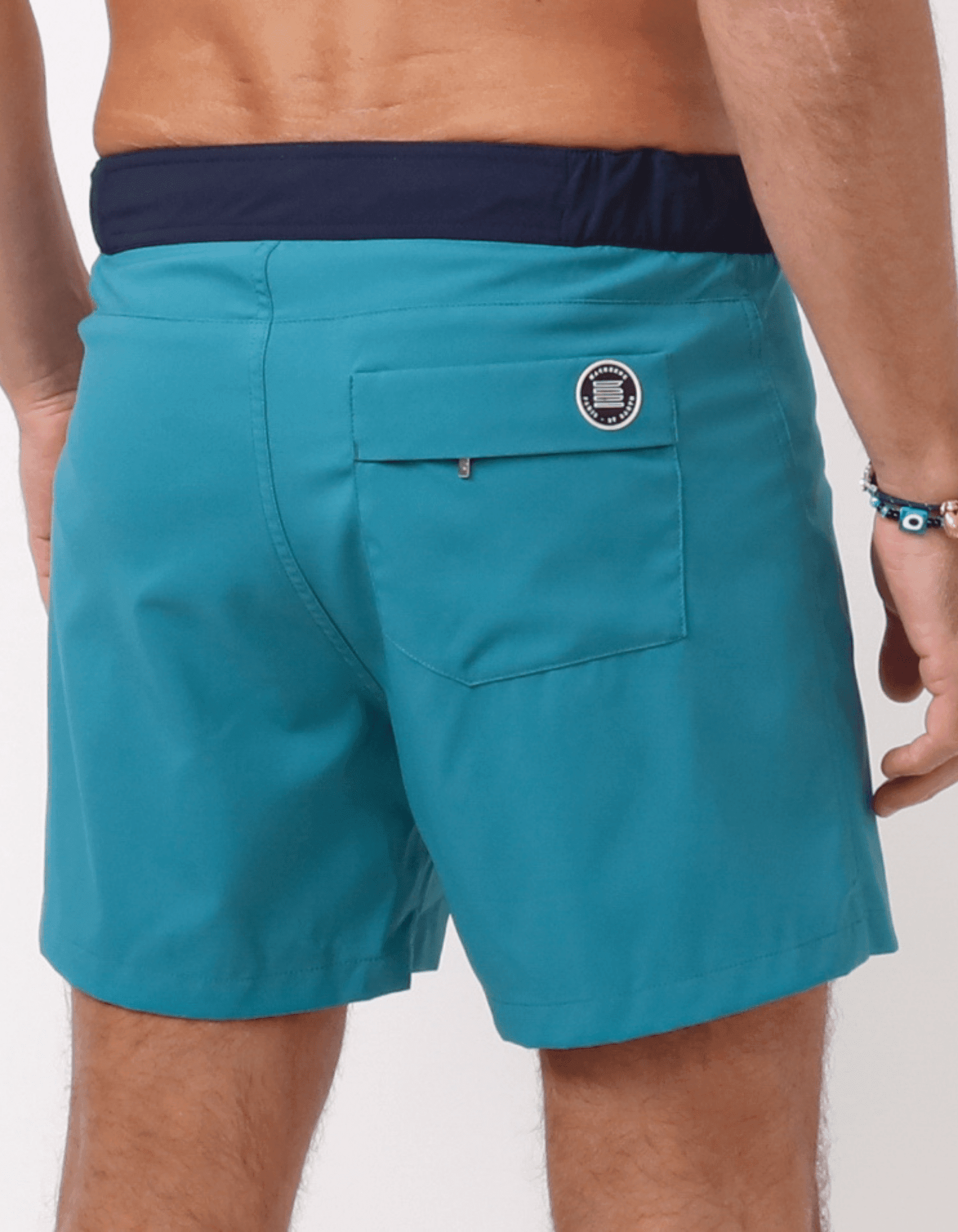 Gize - 05. Duck & Navy Swim Shorts - Gize MACKEENE 