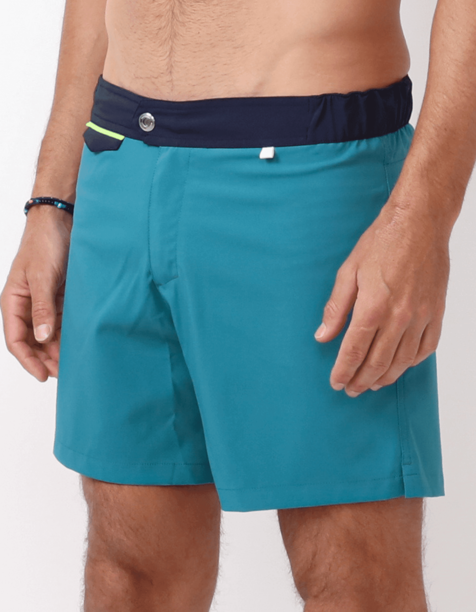 Gize - 05. Duck & Navy Swim Shorts - Gize MACKEENE 