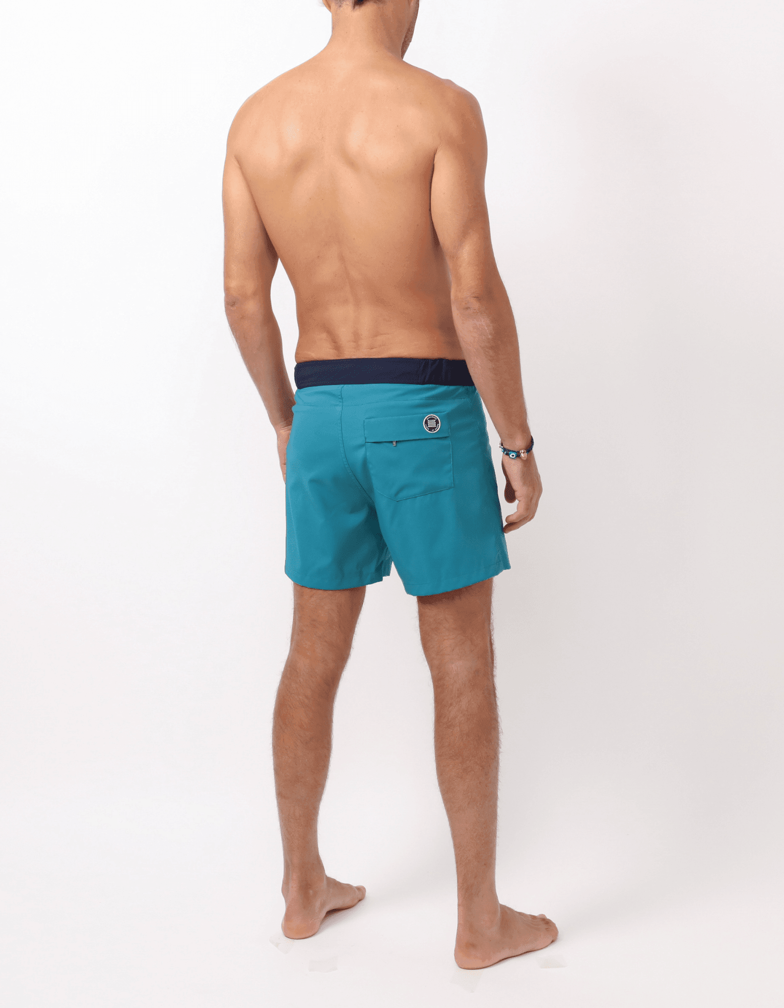 Gize - 05. Duck & Navy Swim Shorts - Gize MACKEENE 