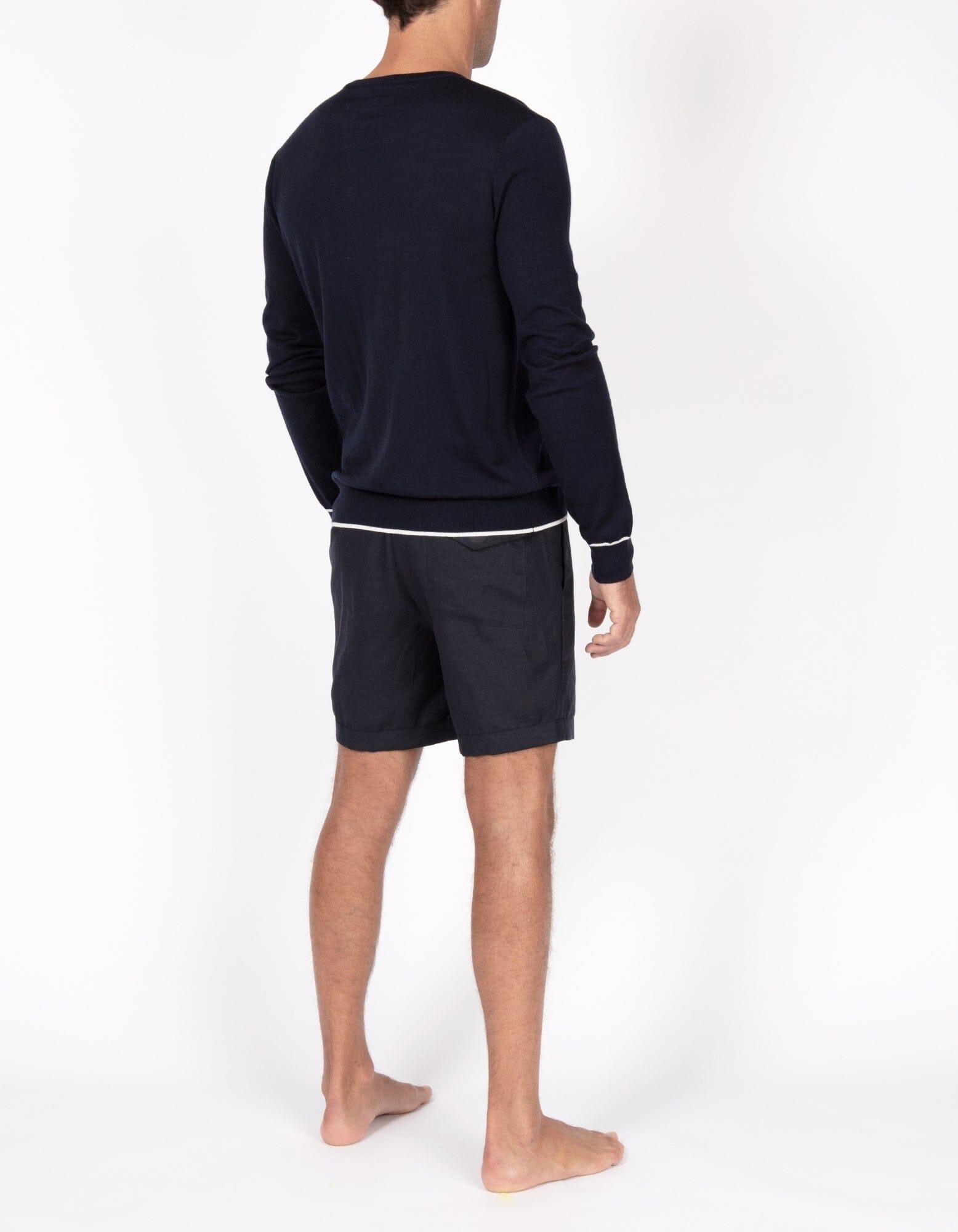 Agon2 R - 01. Bleu Marine Agon2 R - 01. Navy Sweaters - Agon2 R MACKEENE