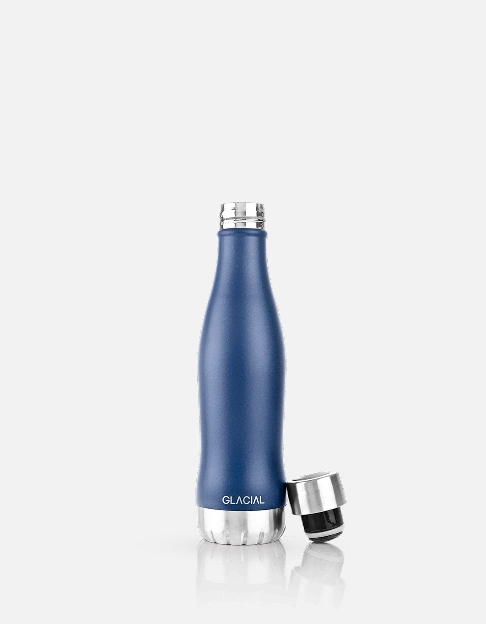 Mat Blue - Stainless Steel Mat Blue - Stainless Steel Bottles - Glacial MACKEENE