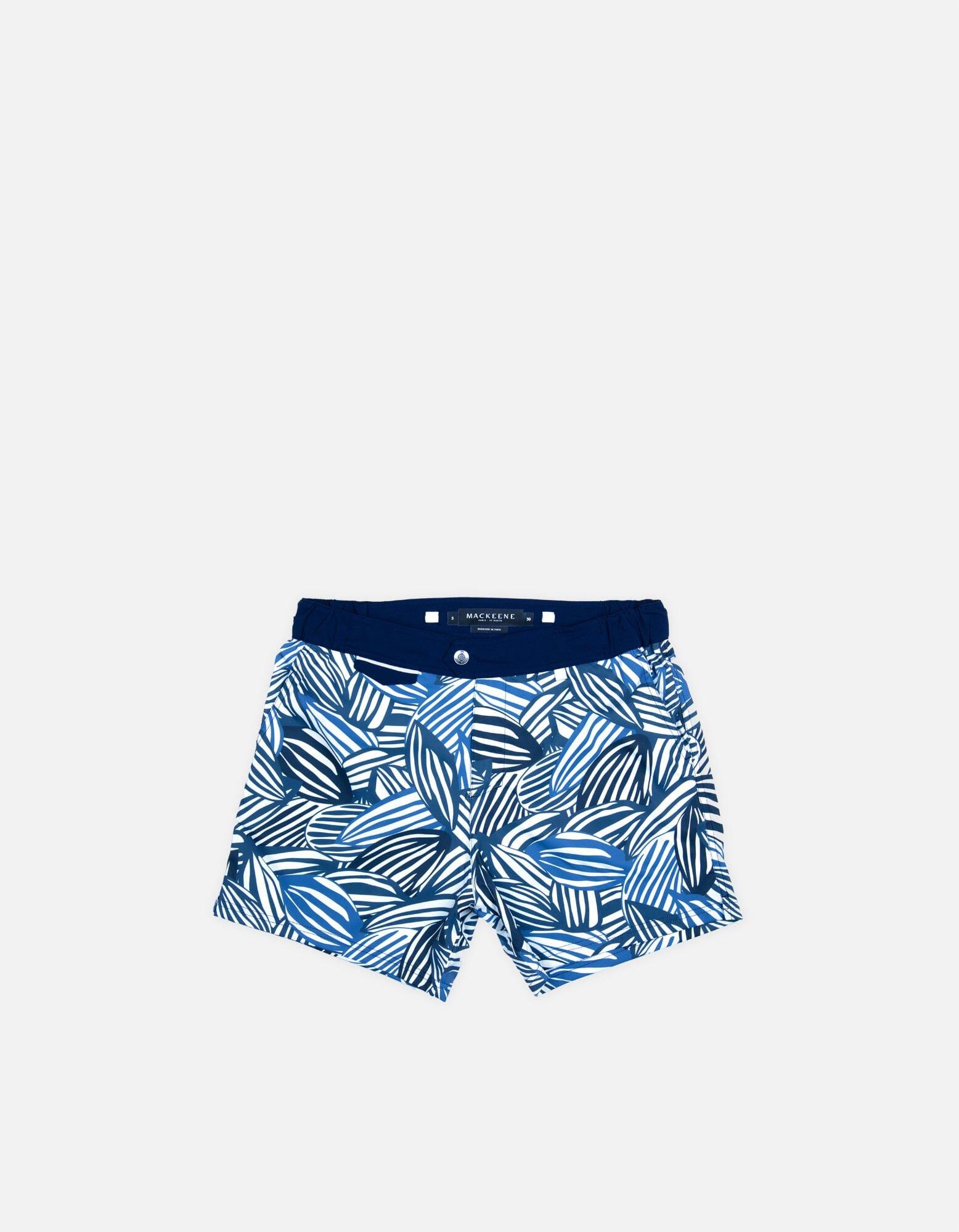 Gize - P05. Petrol Feve & Navy Swim Shorts - Gize MACKEENE 