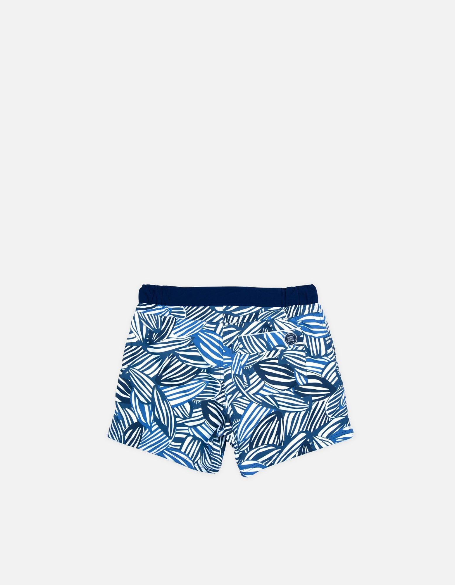 Gize - P05. Petrol Feve & Navy Swim Shorts - Gize MACKEENE 