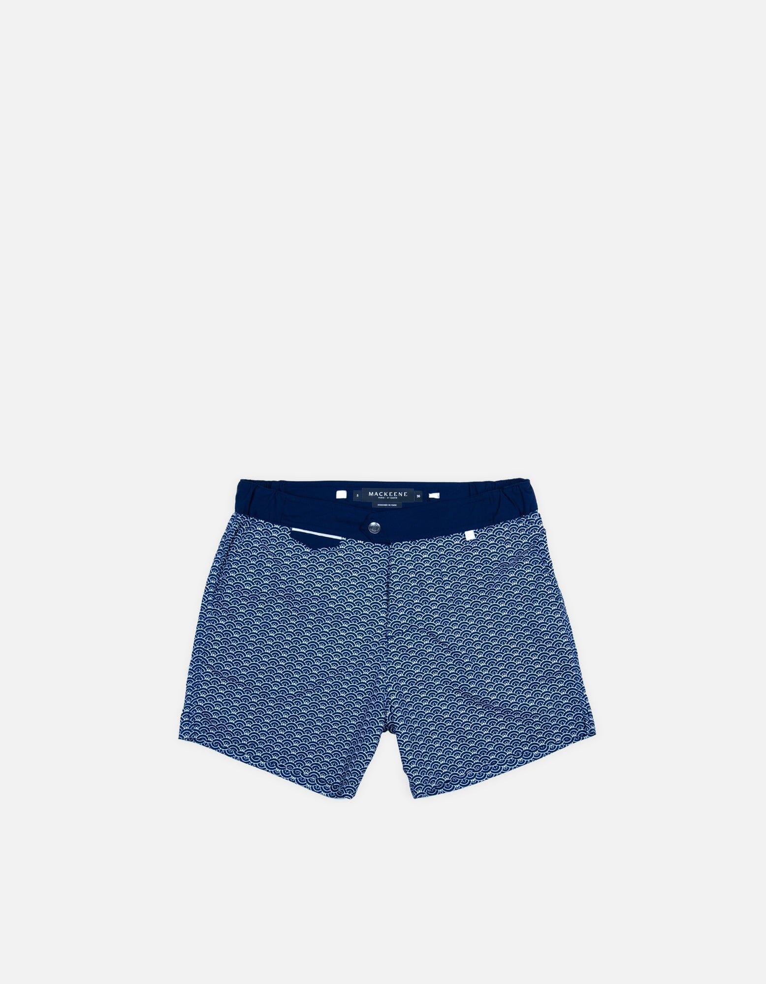 Gize - P06. Petrol Scales & Navy Swim Shorts - Gize MACKEENE 