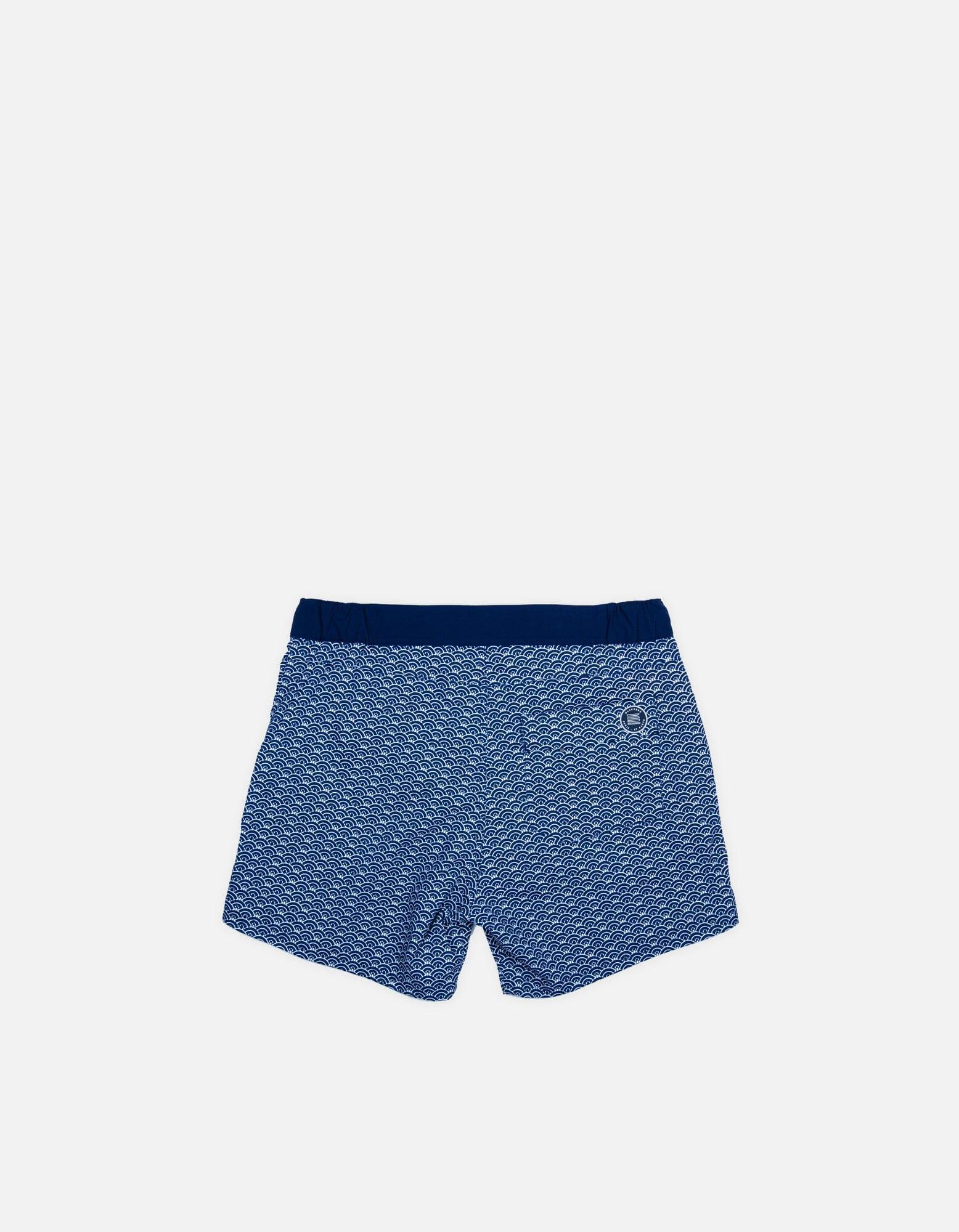 Gize - P06. Petrol Scales & Navy Swim Shorts - Gize MACKEENE 