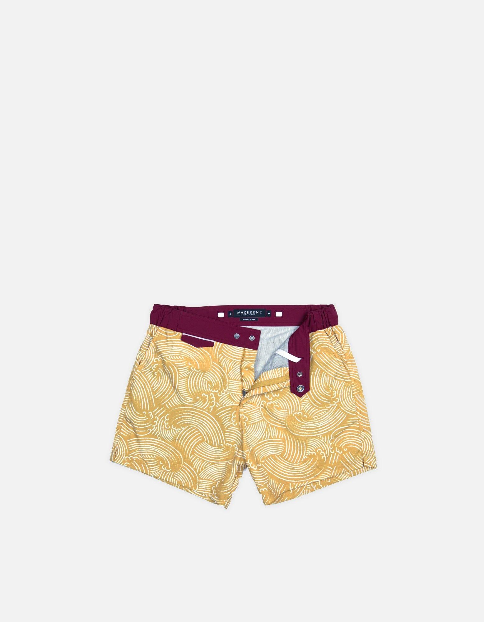 Gize - P11. Windy Mustard & Bordo Gize - P11. Windy Mustard & Bordo Swim Shorts - Gize MACKEENE